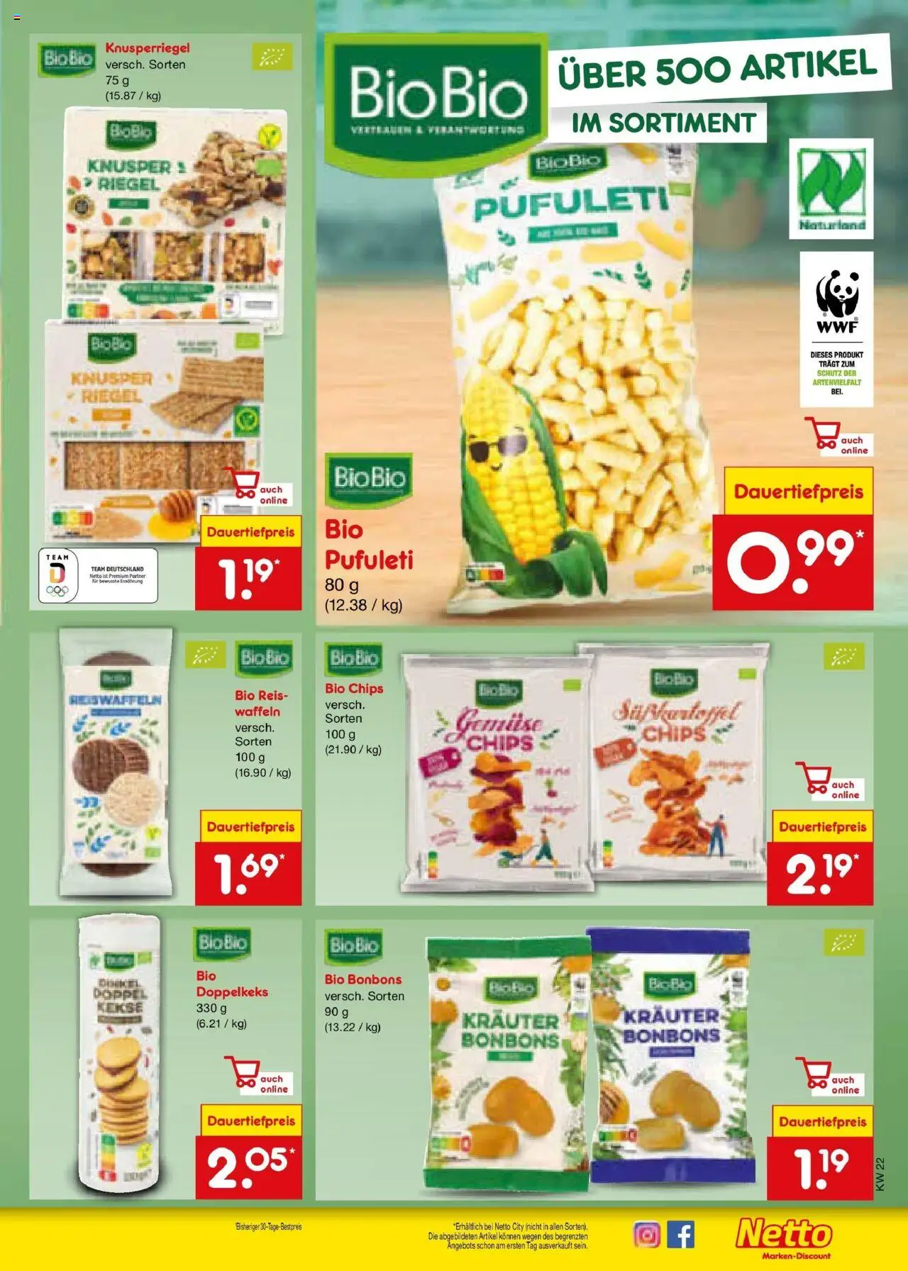 Netto Marken-Discount prospekt Gemmingen	 - gültig ab dem 26.05.2025 | Seite: 13 | Produkte: Gemüse, Reis, Chips, Kekse