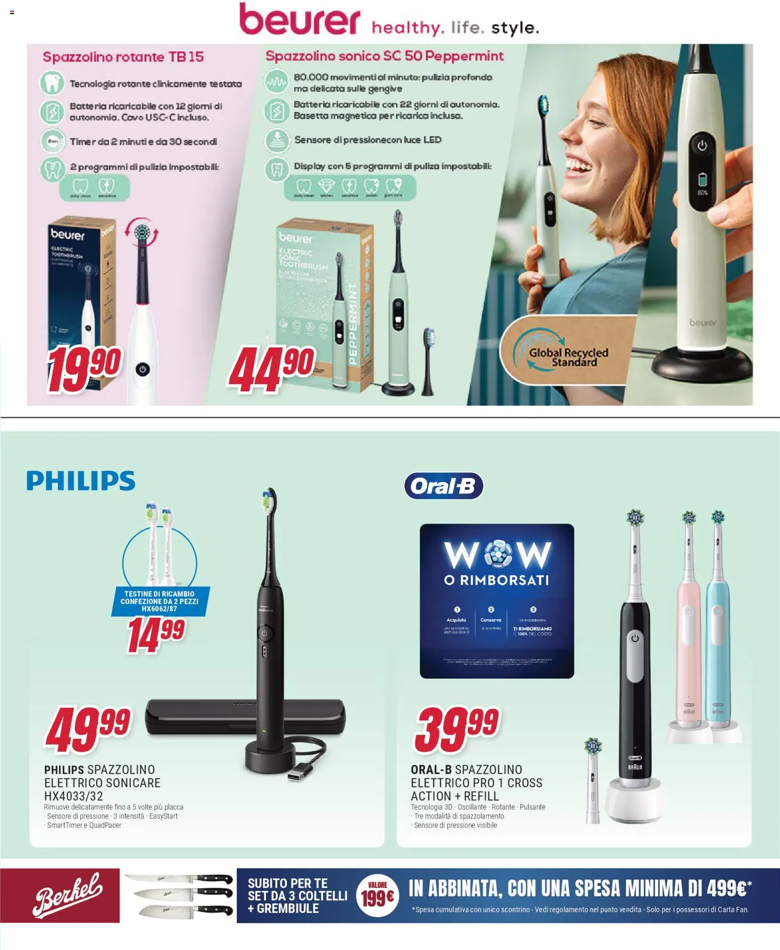 Volantino Trony del 09.04.2026 | Pagina: 20 | Prodotti: Spazzolino, Tè, Grembiule, Batteria