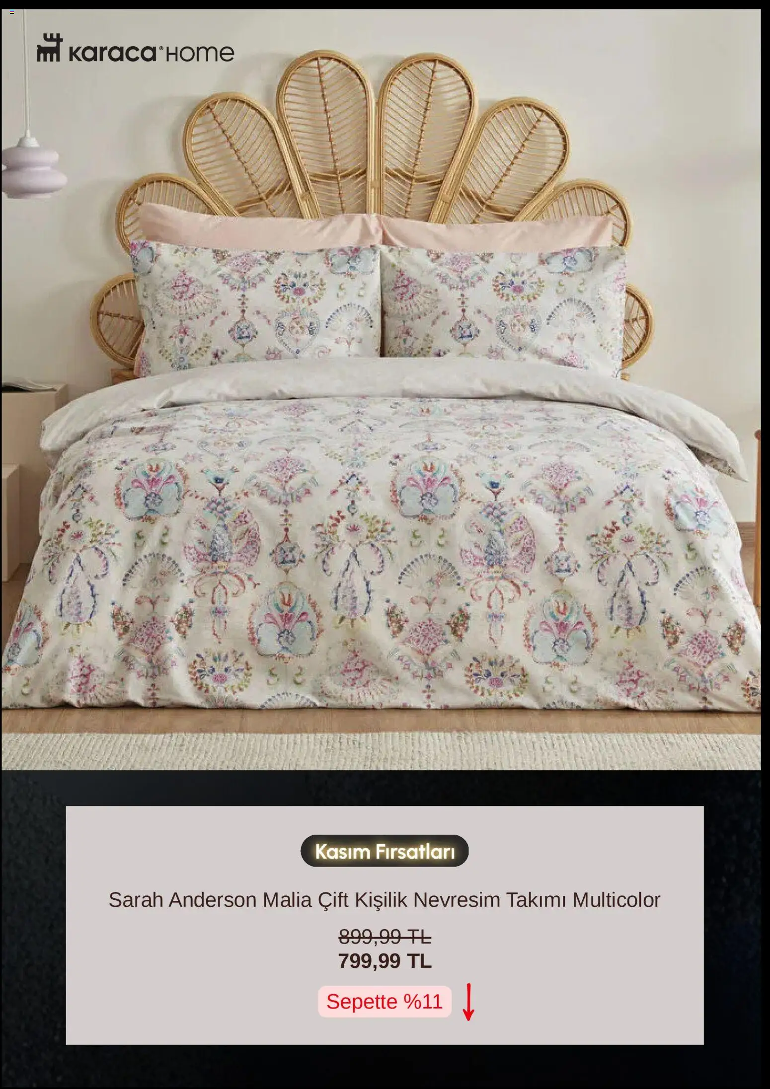 Karaca Home Black Friday - 05.11.2025 tarihinden itibaren geçerlidir | Sayfa: 3 | Ürünler: Nevresim