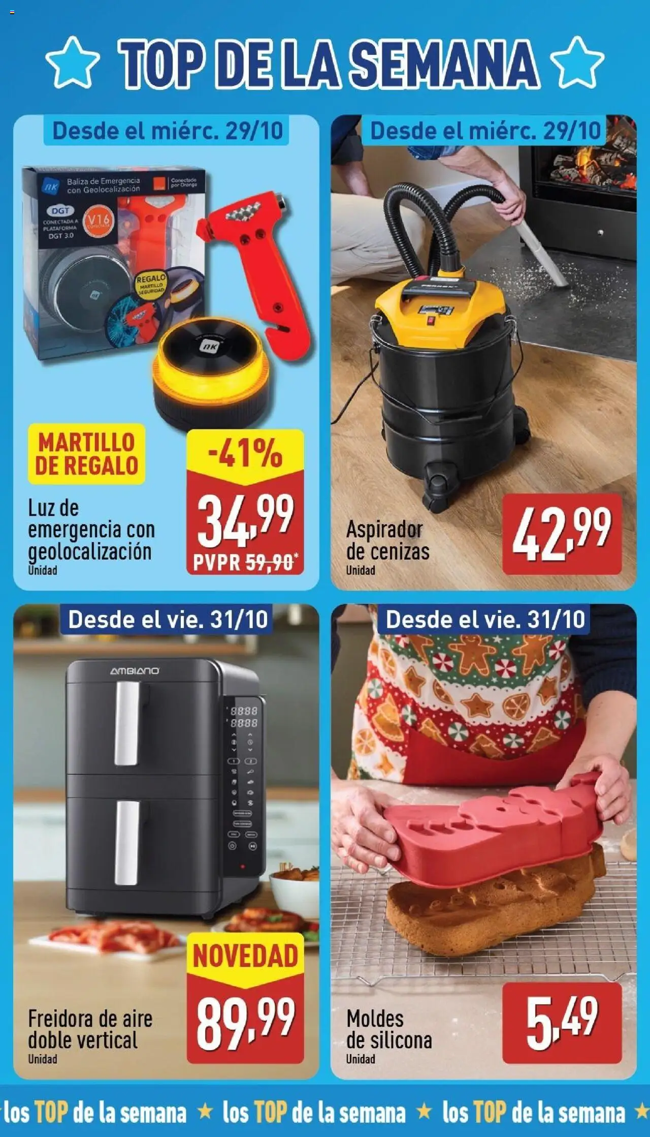 Aldi folleto Baleares │ válido desde el 27.10.2025 | Página: 3 | Productos: Freidora, Aspirador