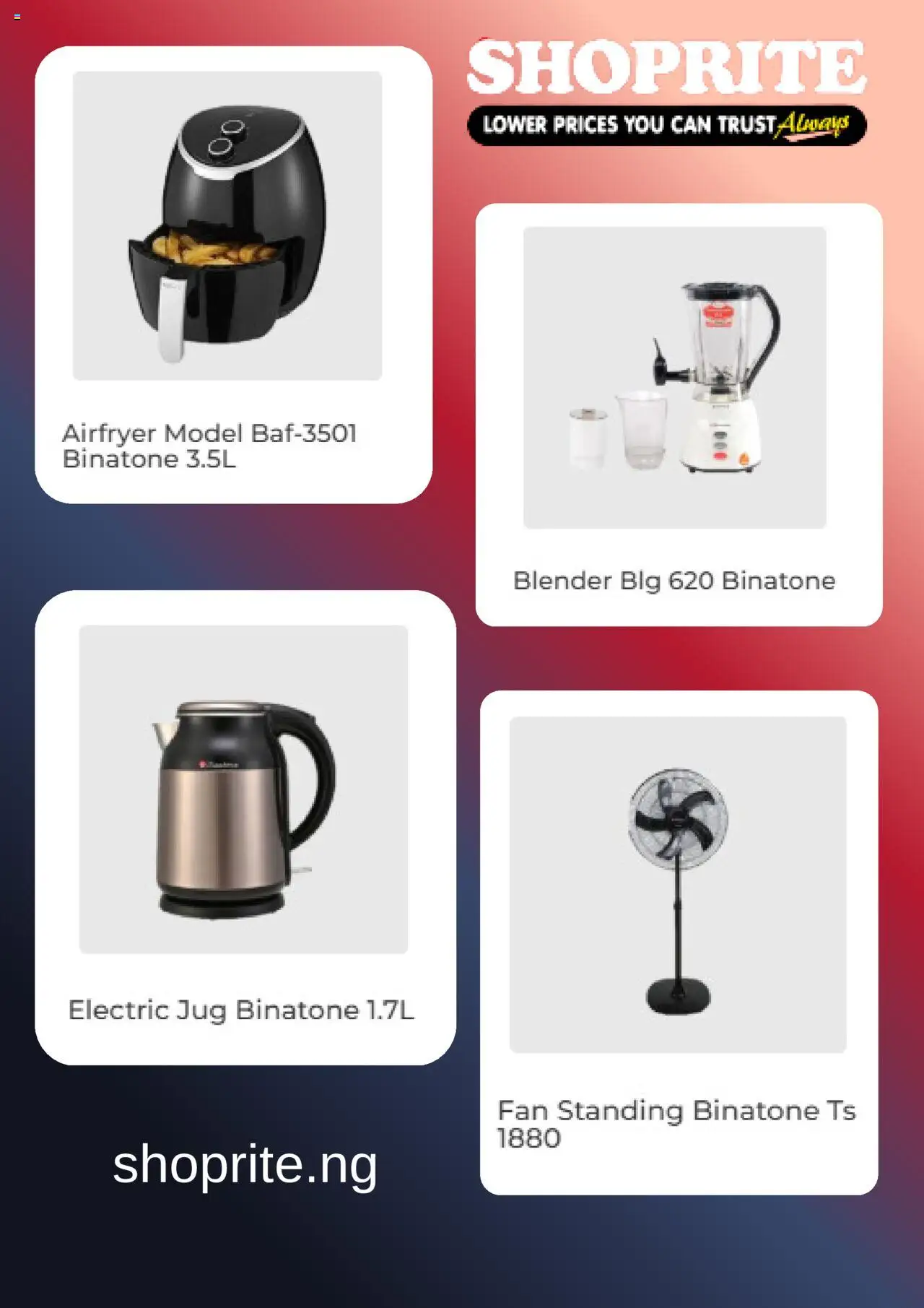 Shoprite Catalogue valid from 16.10.2025 | Page: 7 | Products: Fan