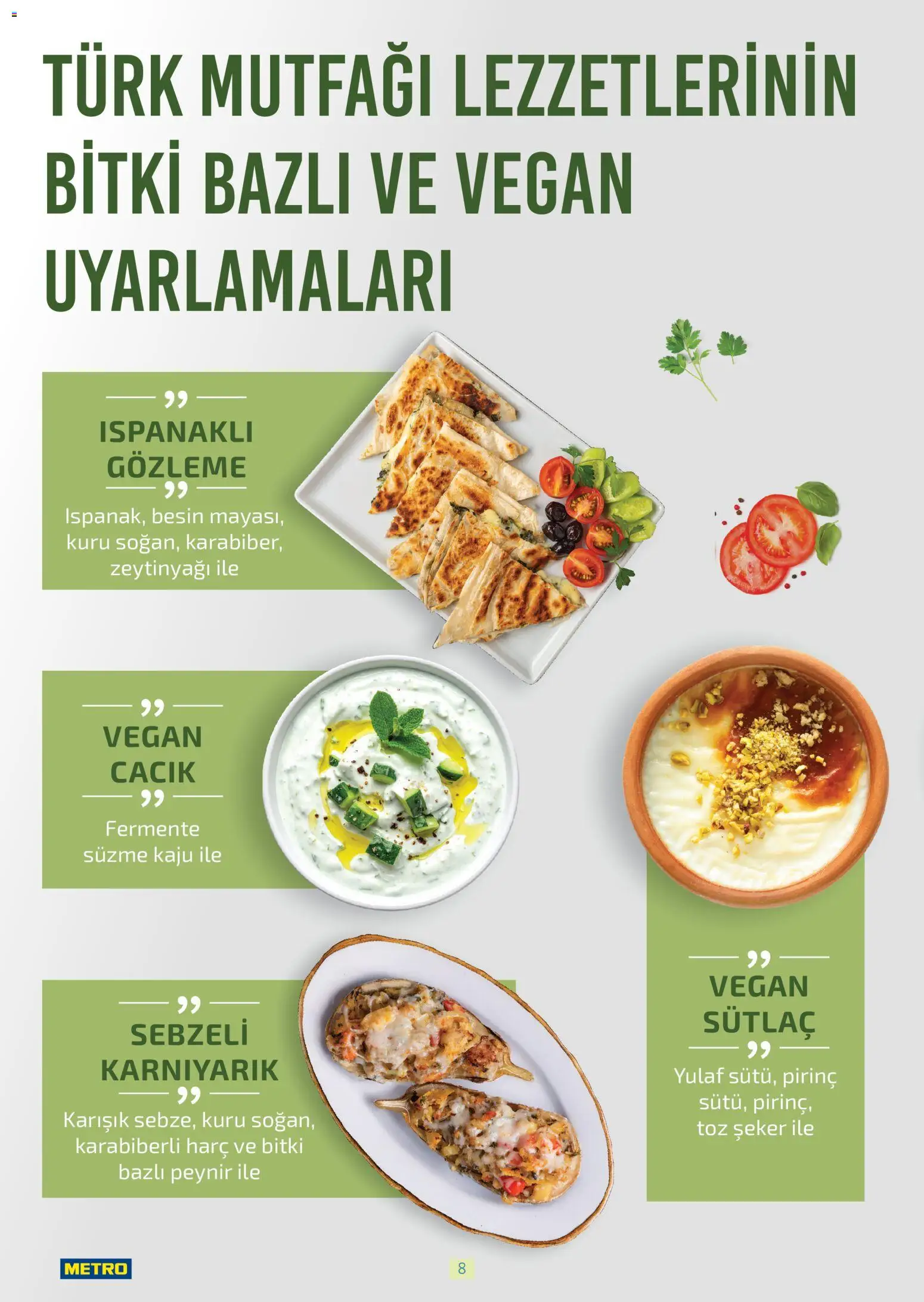 Metro - Bitki Bazlı ve Vegan 2025 - 21.10.2025 tarihinden itibaren geçerlidir | Sayfa: 8 | Ürünler: Pirinç, Şeker, Yulaf, Toz şeker