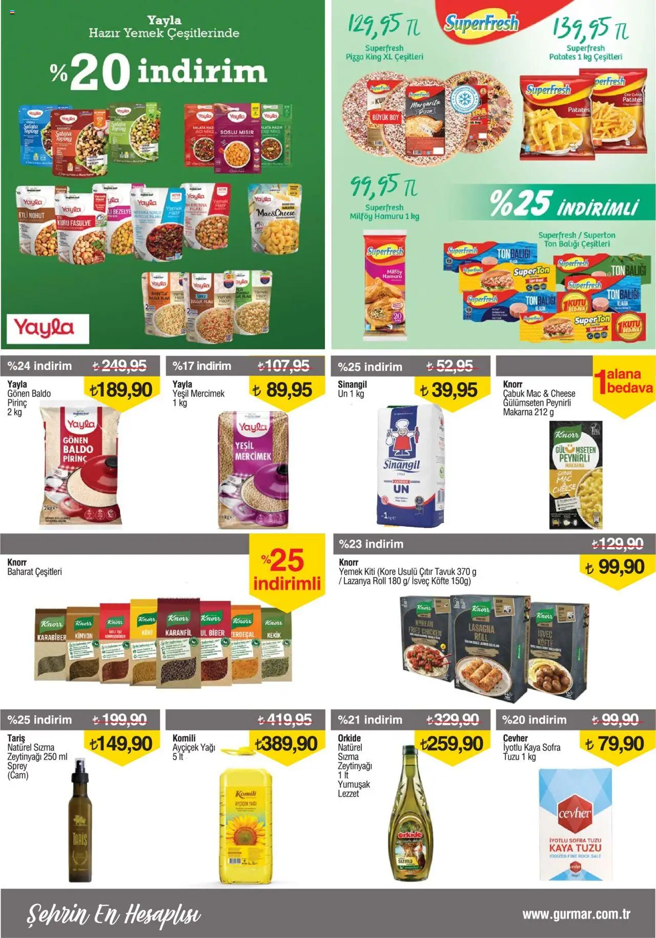 Gürmar Katalog - 01.08.2025 tarihinden itibaren geçerlidir | Sayfa: 6 | Ürünler: Pizza, Pirinç, Baharat, Barbunya