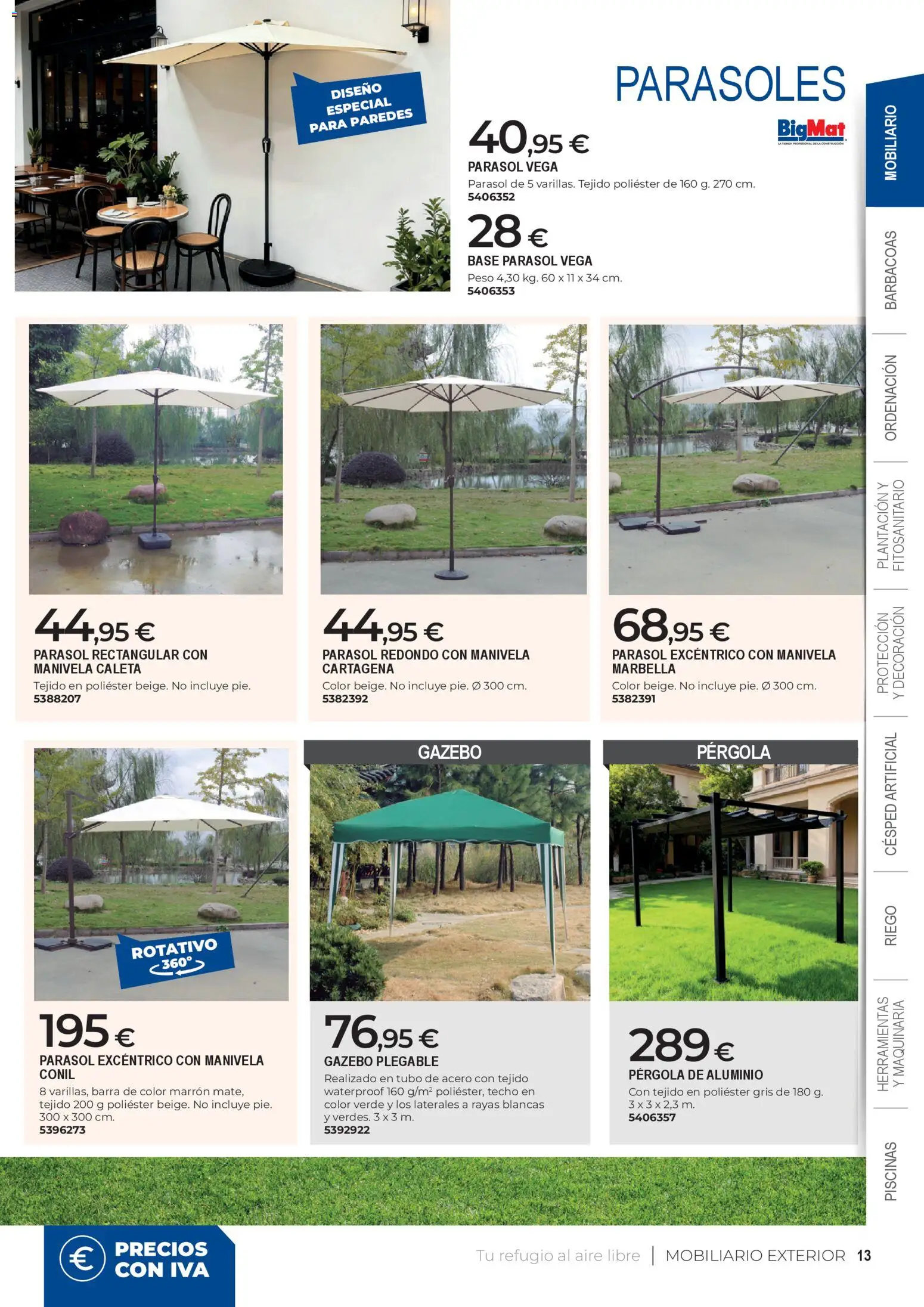 BigMat - Jardin y Piscinas 2026 │ válido desde el 23.03.2026 | Página: 13 | Productos: Peso