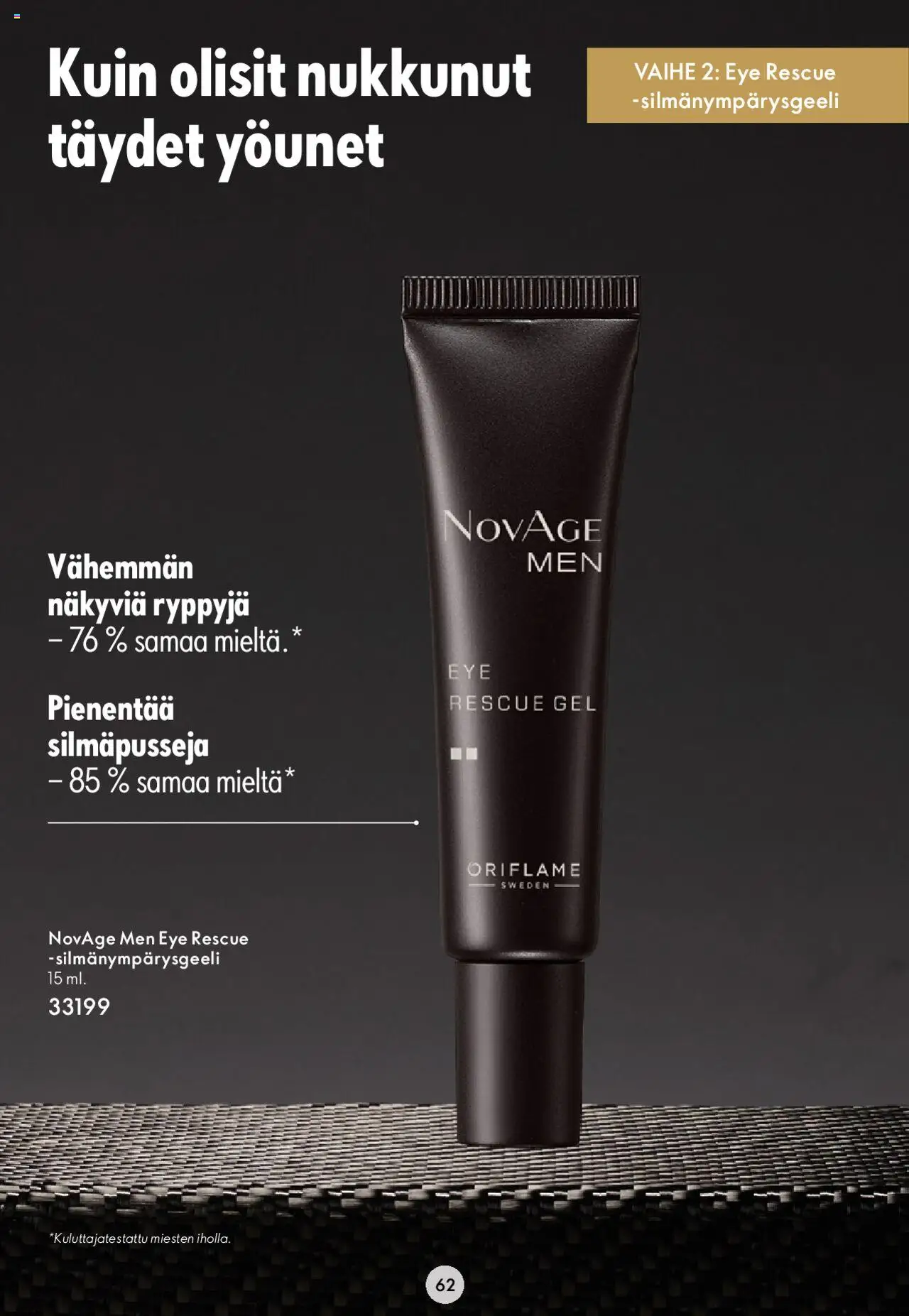 Oriflame Novage+ – voimassa 25.01.2024 alkaen | Sivu: 62