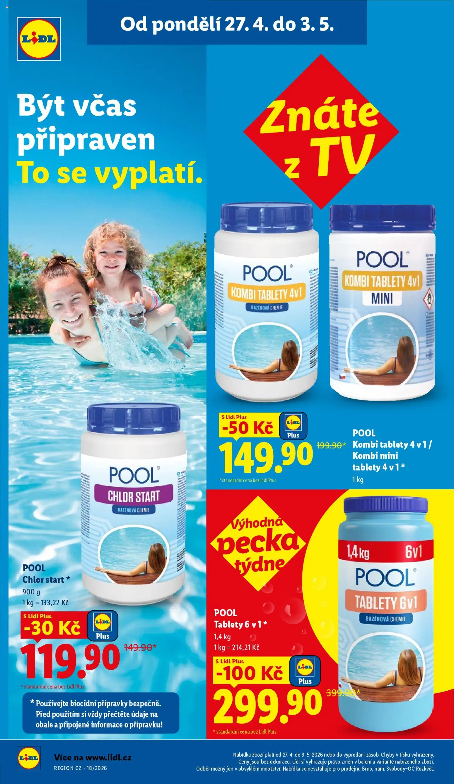 Lidl leták - Spotřební zboží od 30.04.2026 | Strana: 2 | Produkty: Bazénová chemie