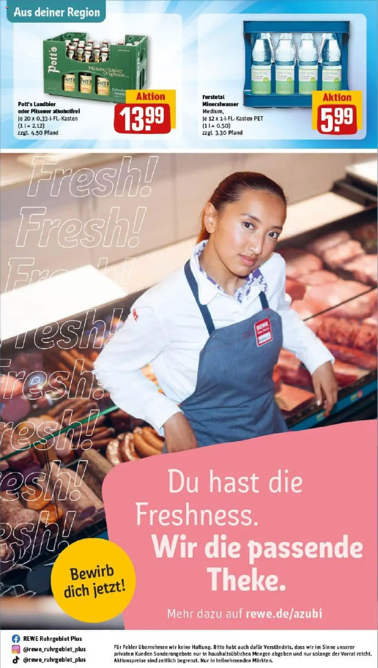 Rewe prospekt Münster	 – gültig ab 13.10.2025 | Seite: 23 | Produkte: Mineralwasser