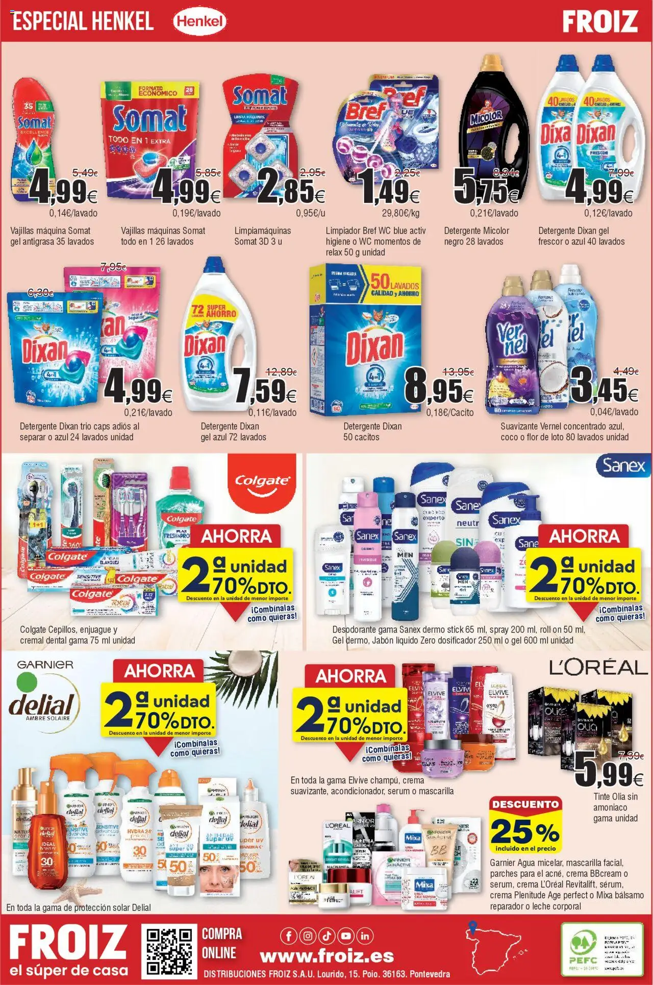Froiz folleto │ válido desde el 12.08.2025 | Página: 16 | Productos: Leche corporal, Jabón, Desodorante, Detergente