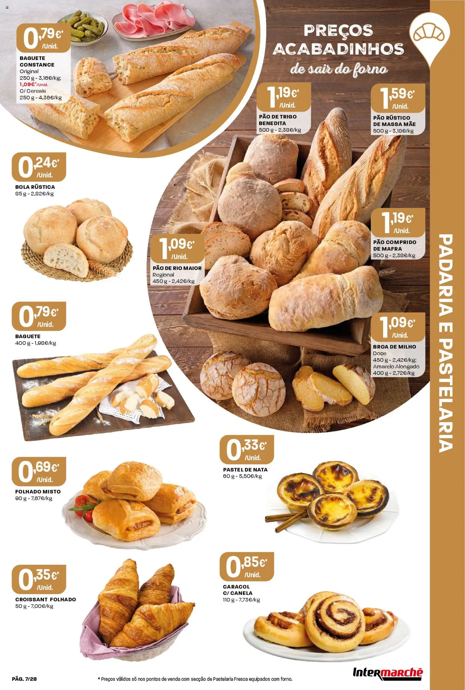 Intermarché Folheto Contact │ válido de 12.03.2026 | Página: 7 | Produtos: Forno, Canela, Massa, Milho