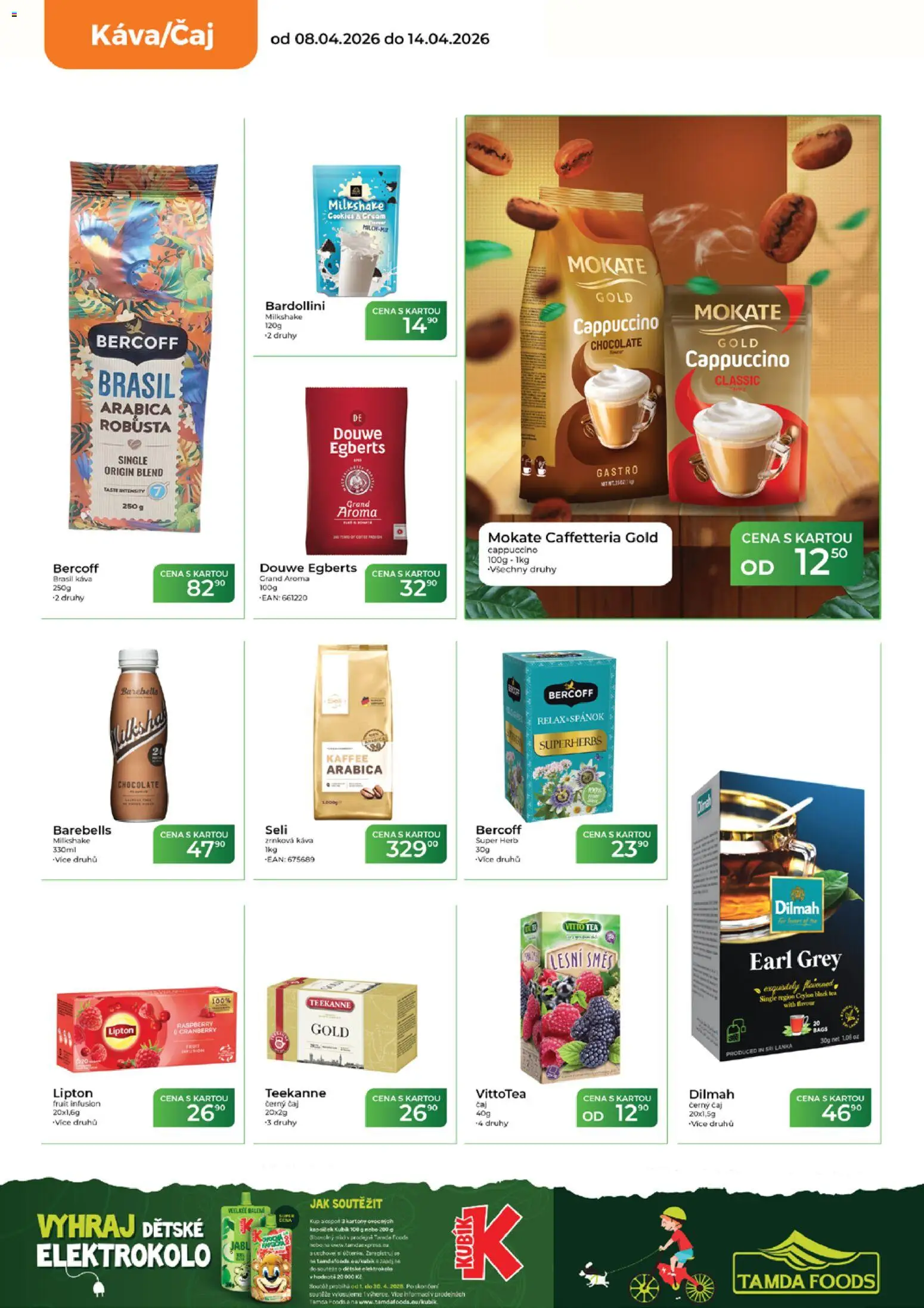 Tamda Foods leták od 08.04.2026 | Strana: 24 | Produkty: Čaj, Teekanne, Douwe Egberts, Zrnková káva