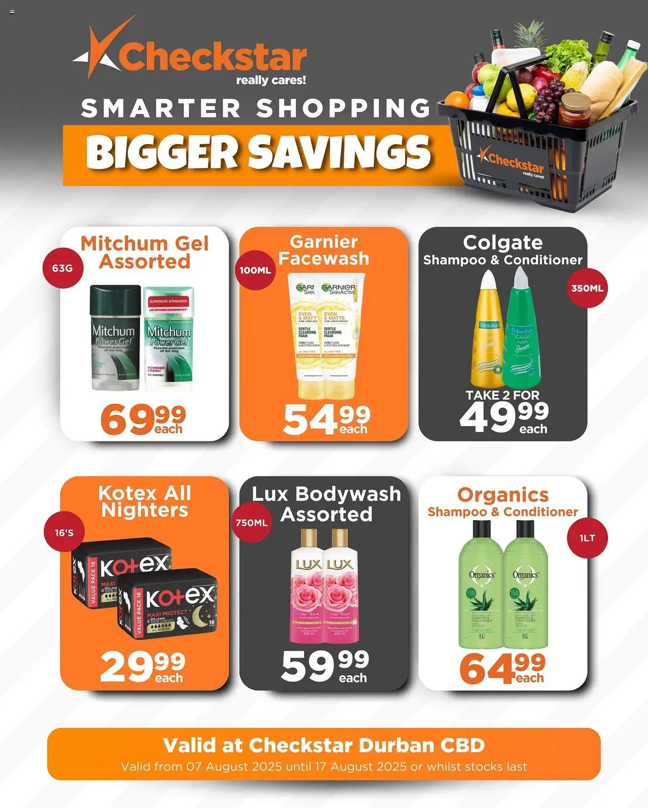 Check Star Specials │ valid from 07.08.2025 | Page: 16 | Products: Facewash, Powder, Shampoo, Foam