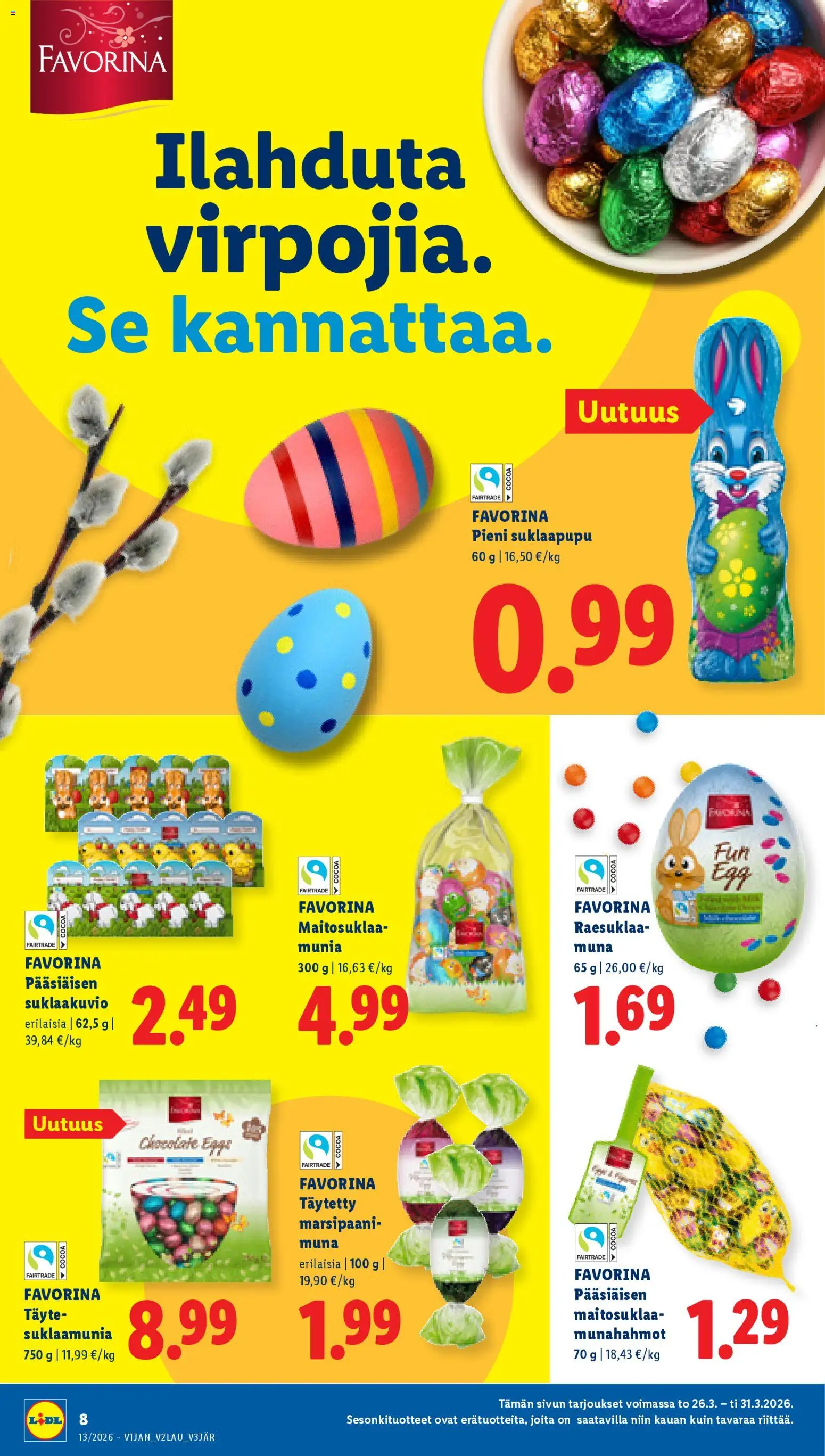 Lidl tarjoukset - Tampere – voimassa 26.03.2026 alkaen | Sivu: 8