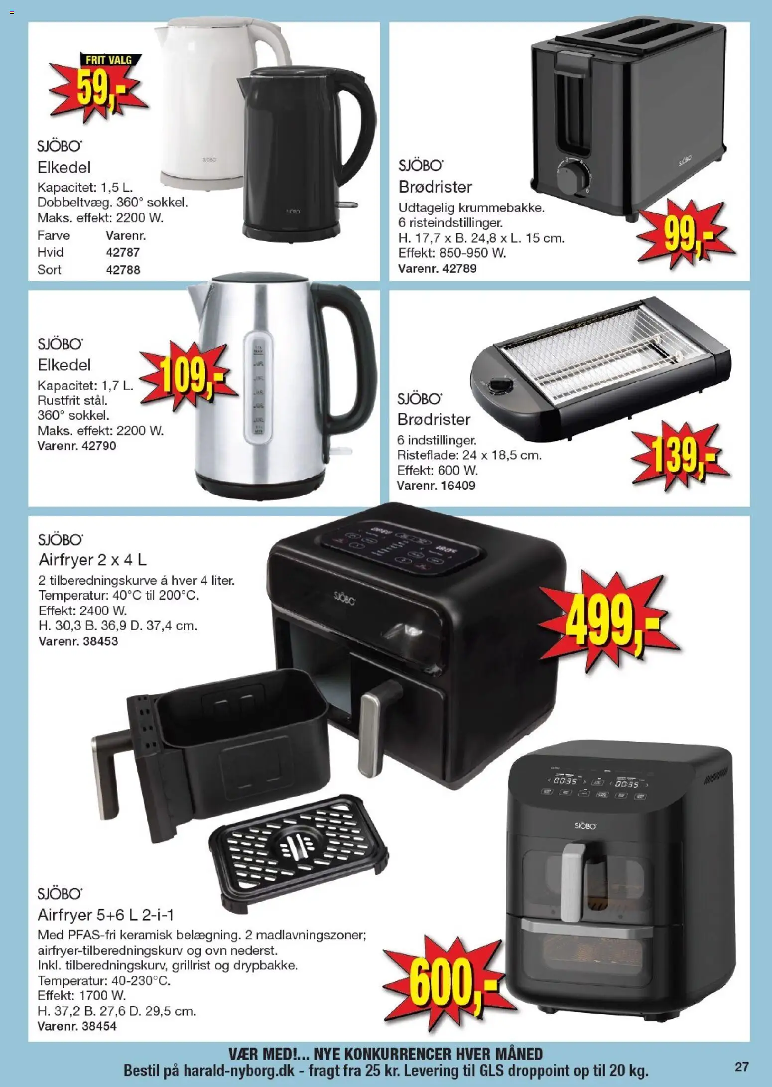 Harald Nyborg tilbudsavis – gyldig fra 05.03.2026 | Side: 29 | Produkter: Brødrister, Ovn