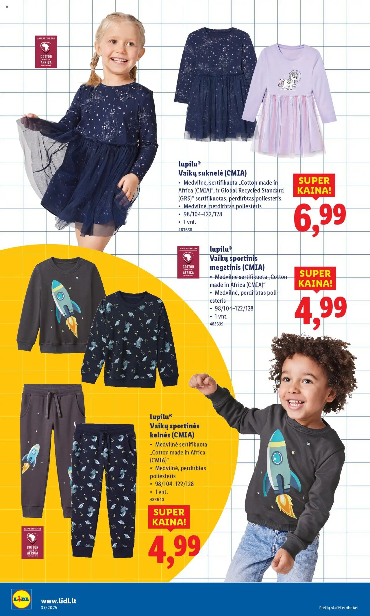 LIDL - Leidinys - Ne maisto prekių pasiūlymai│galioja nuo 11.08.2025 | Puslapis: 24 | Prekių: Suknelė, Sportinės kelnės, Megztinis, Kelnes