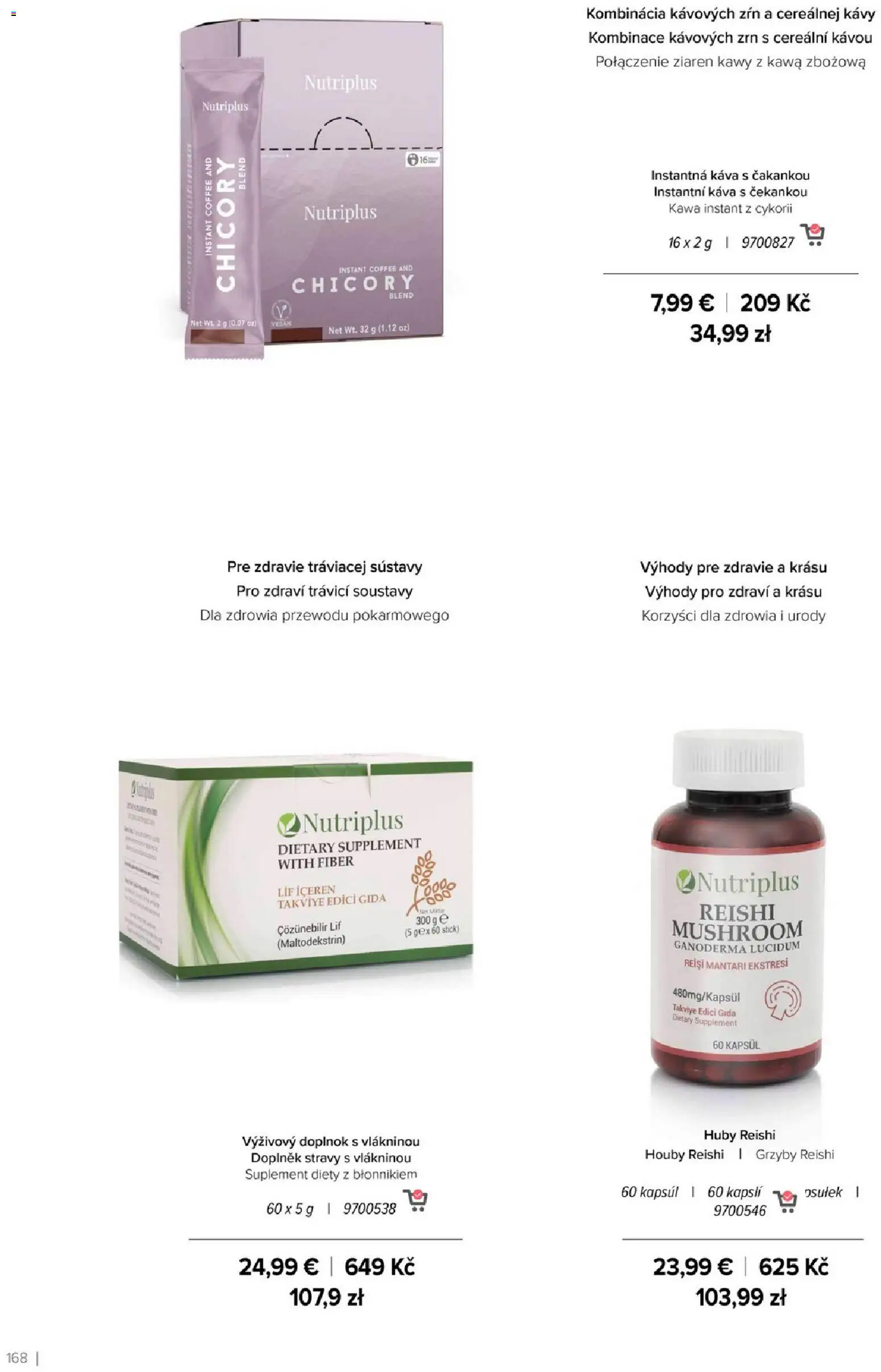 Nové Farmasi akcie – leták je platný od 01.01.2026 | Strana: 168 | Produkty: Káva