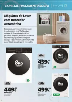 Pré-visualização Radio Popular - Tratamento de Roupa válido de 15.10.2025 | Página: 6 | Produtos: Whirlpool, Detergente