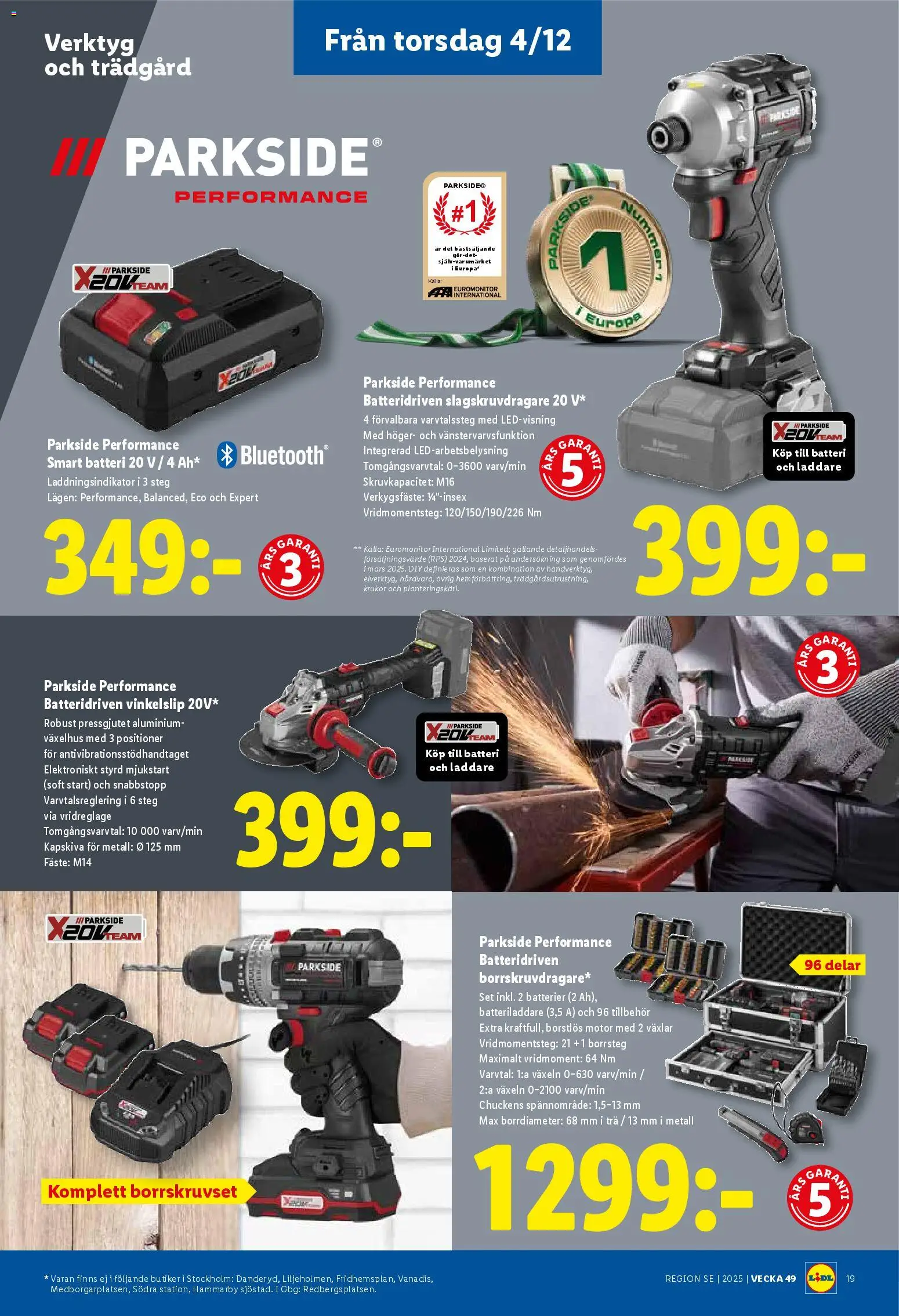Lidl reklamblad aktuell från 01.12.2025 | Sida: 23 | Produkter: Batterier, Batteri, Set, Laddare