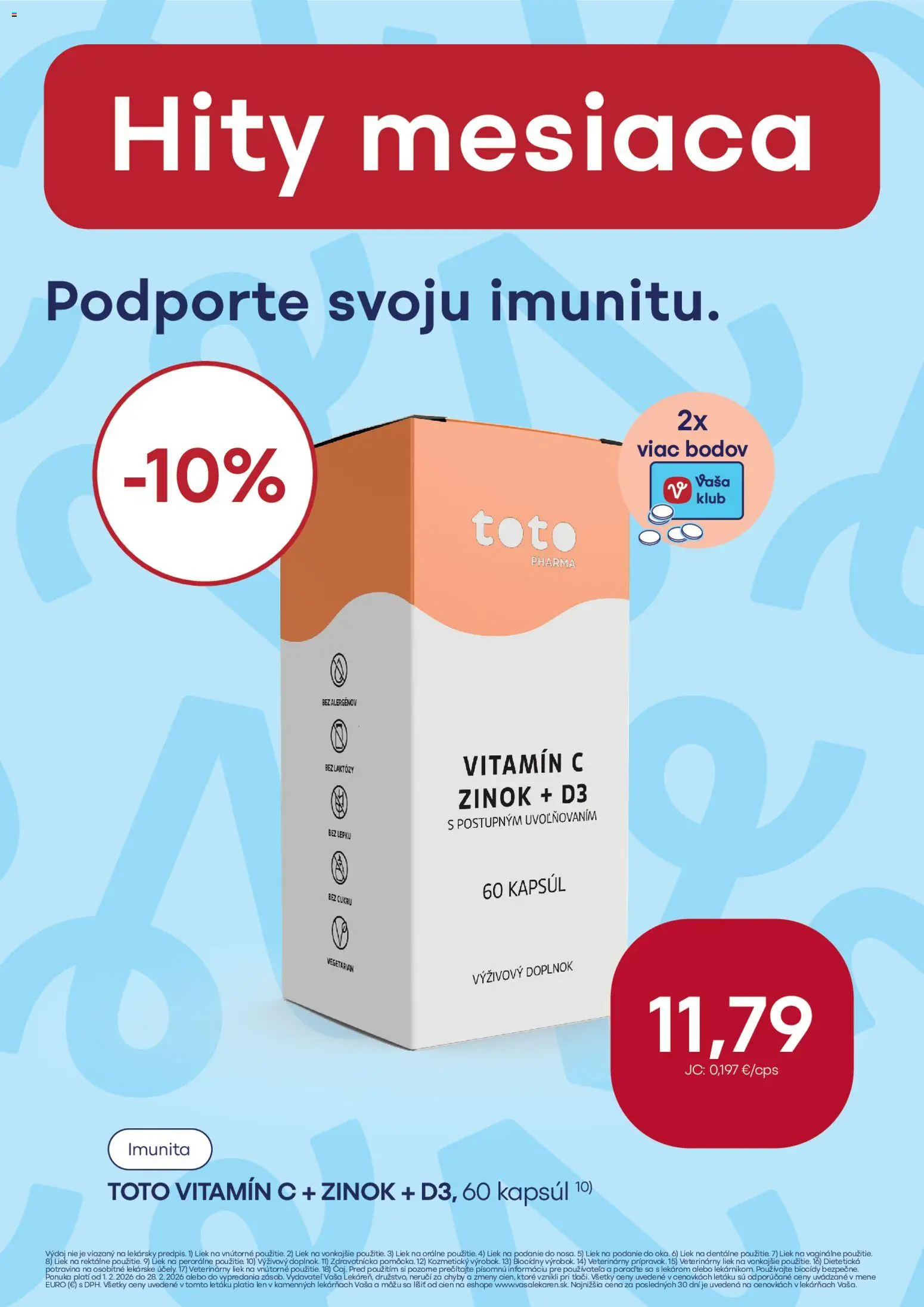 Nové Vaša lekáreň akcie – leták je platný od 01.02.2026 | Strana: 18