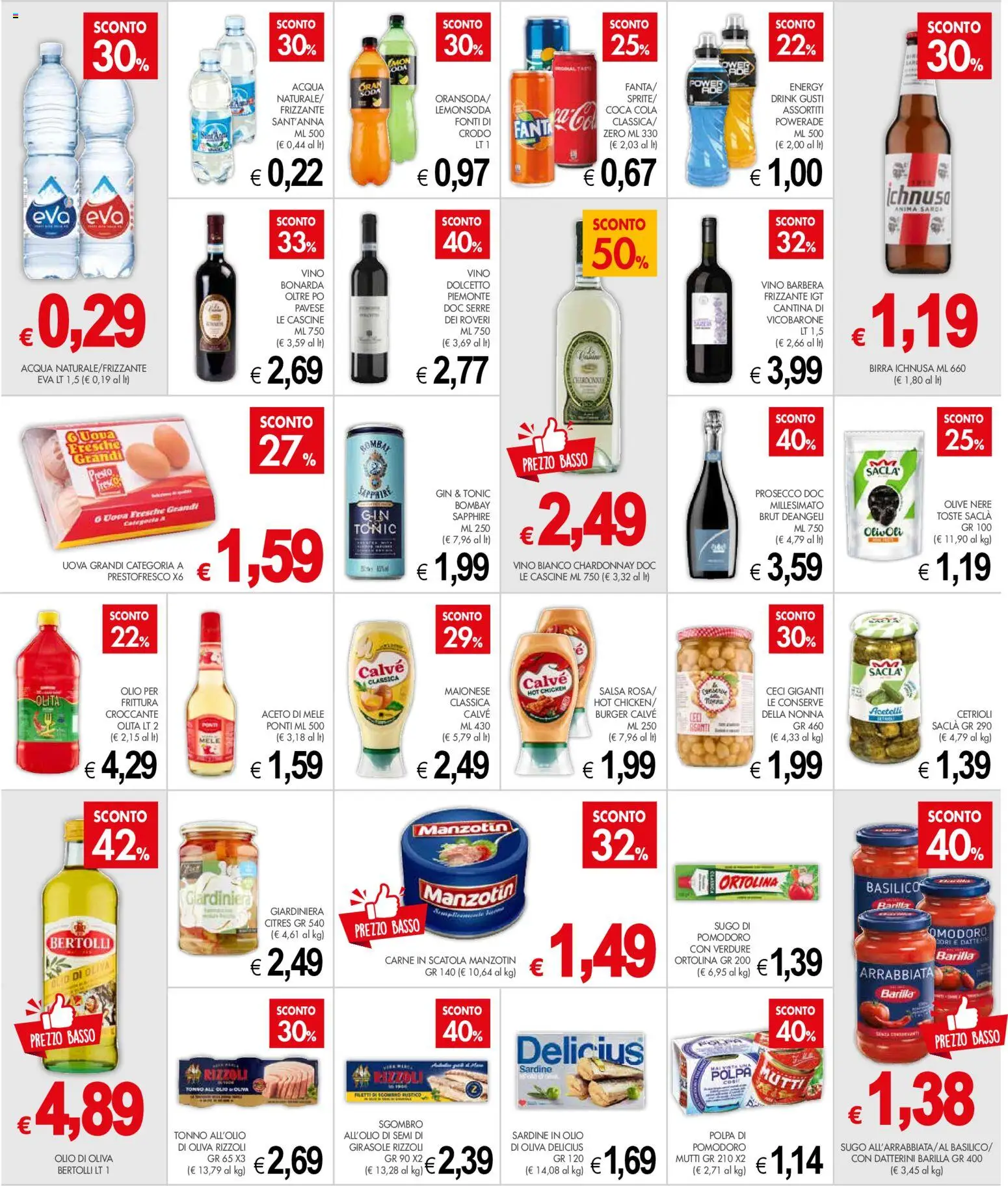 Volantino Presto Fresco del 27.04.2026 | Pagina: 6 | Prodotti: Uova, Birra, Gin, Cetrioli