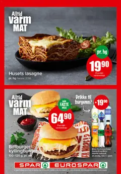 Forhåndsvisning av Biffburger/kyllingburger, Beef burger or chicken burger, 100-120 g, per piece. gyldig fra 20.04.2026 | Side: 8