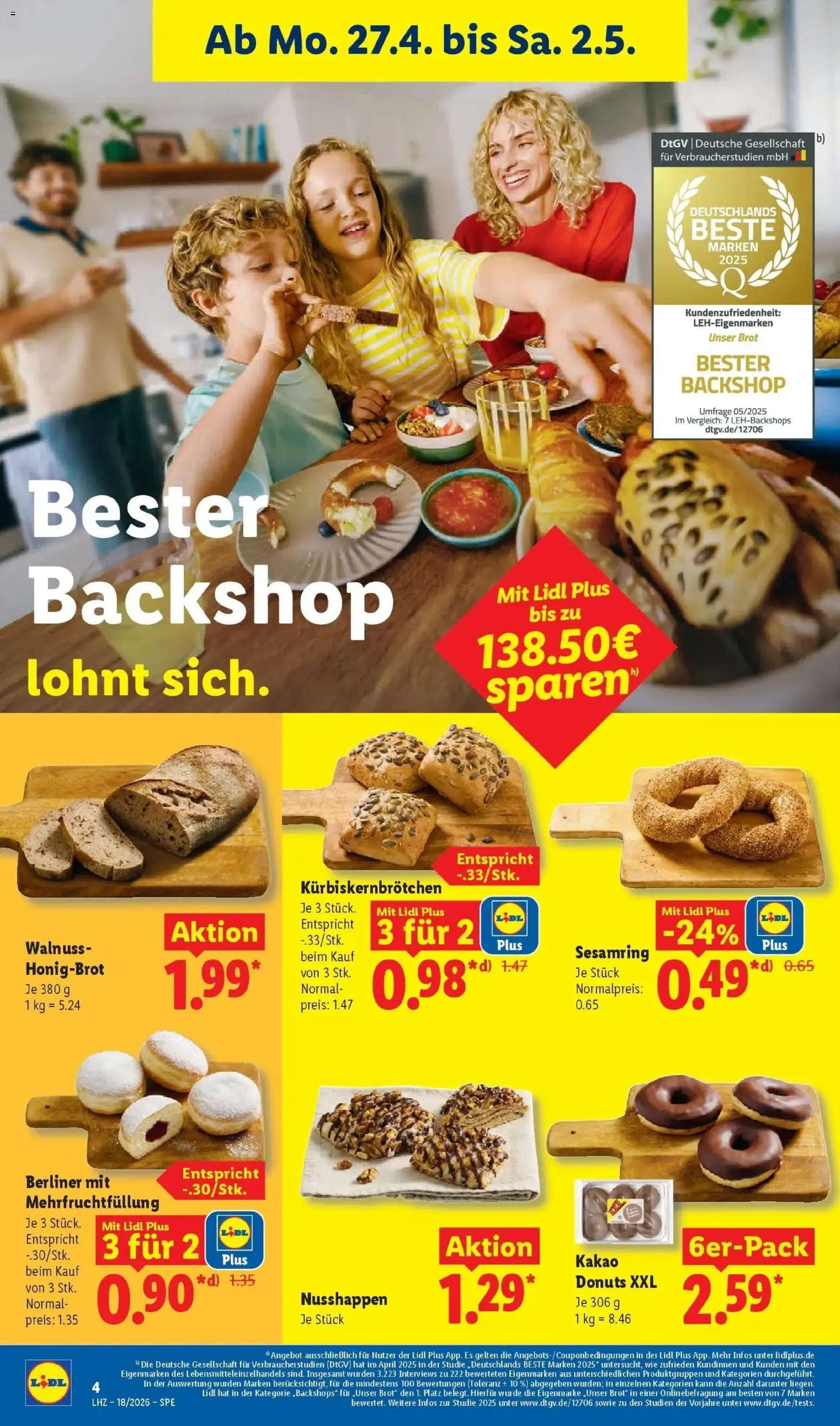 Lidl Německo leták od 27.04.2026 | Strana: 10 | Produkty: Kakao