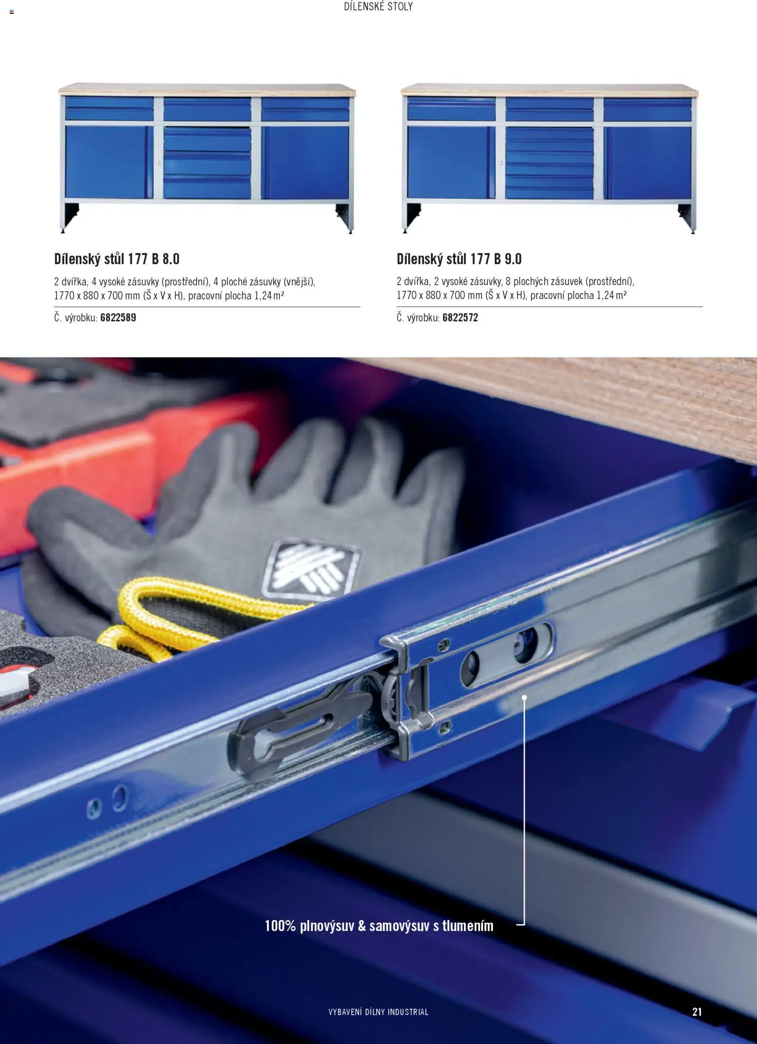 HORNBACH leták - Industrial vybavení dílny od 01.01.2026 | Strana: 21 | Produkty: Stůl