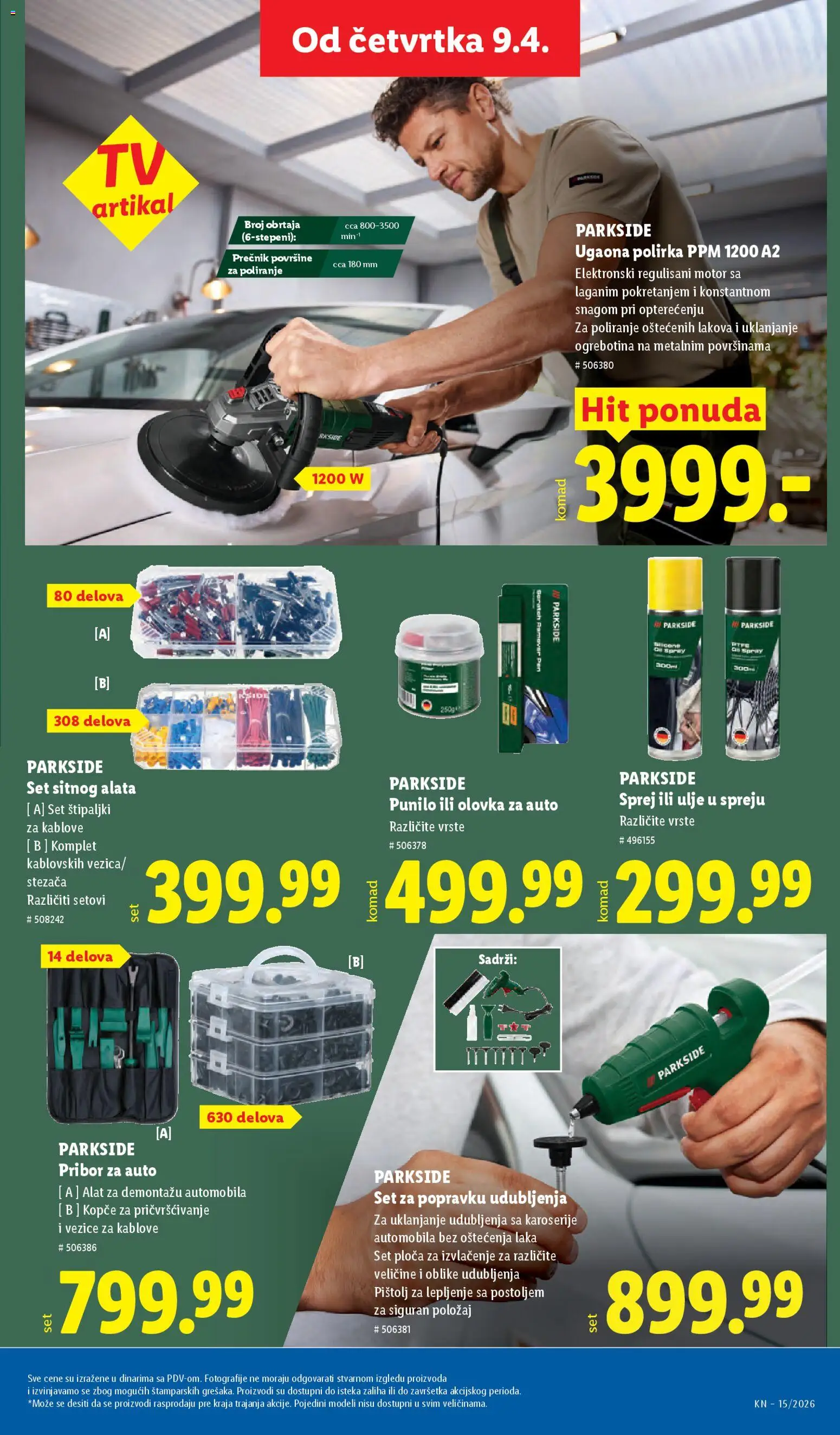 Lidl katalog - važi od 09.04.2026 | Strana: 81 | Proizvode: Parkside, Ulje u spreju, Ulje