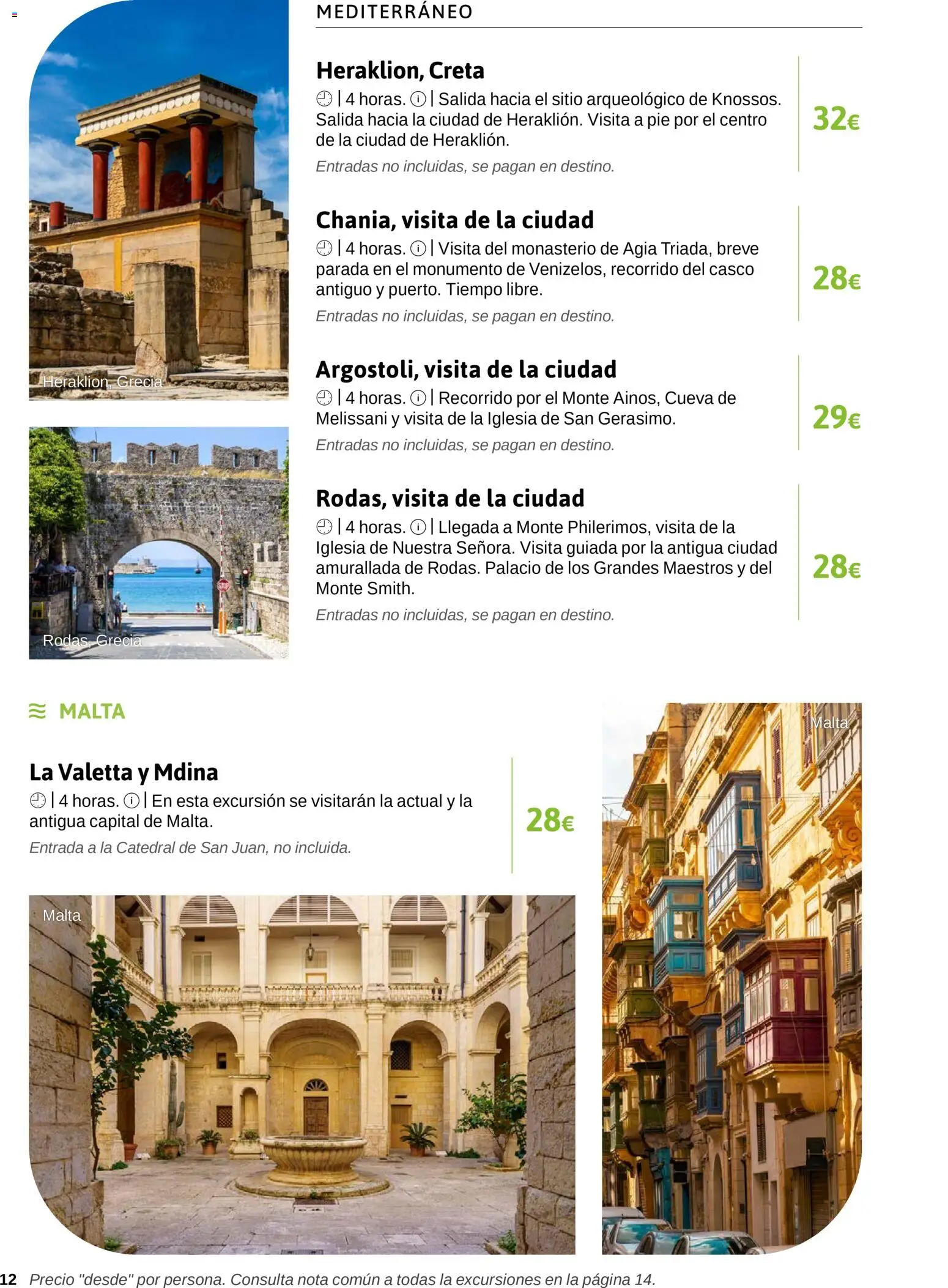 Viajes El Corte Inglés Excursiones Cruceros │ válido desde el 18.03.2026 | Página: 12