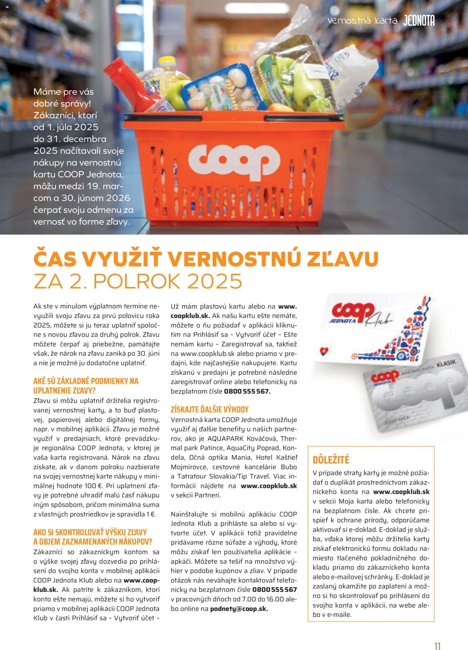 Nové COOP Jednota akcie – leták je platný od 01.04.2026 | Strana: 11