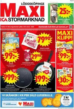 ICA Maxi - Kävlinge - Förhandsvisning av reklamblad från butik ICA Maxi aktuell från 17.11.2025