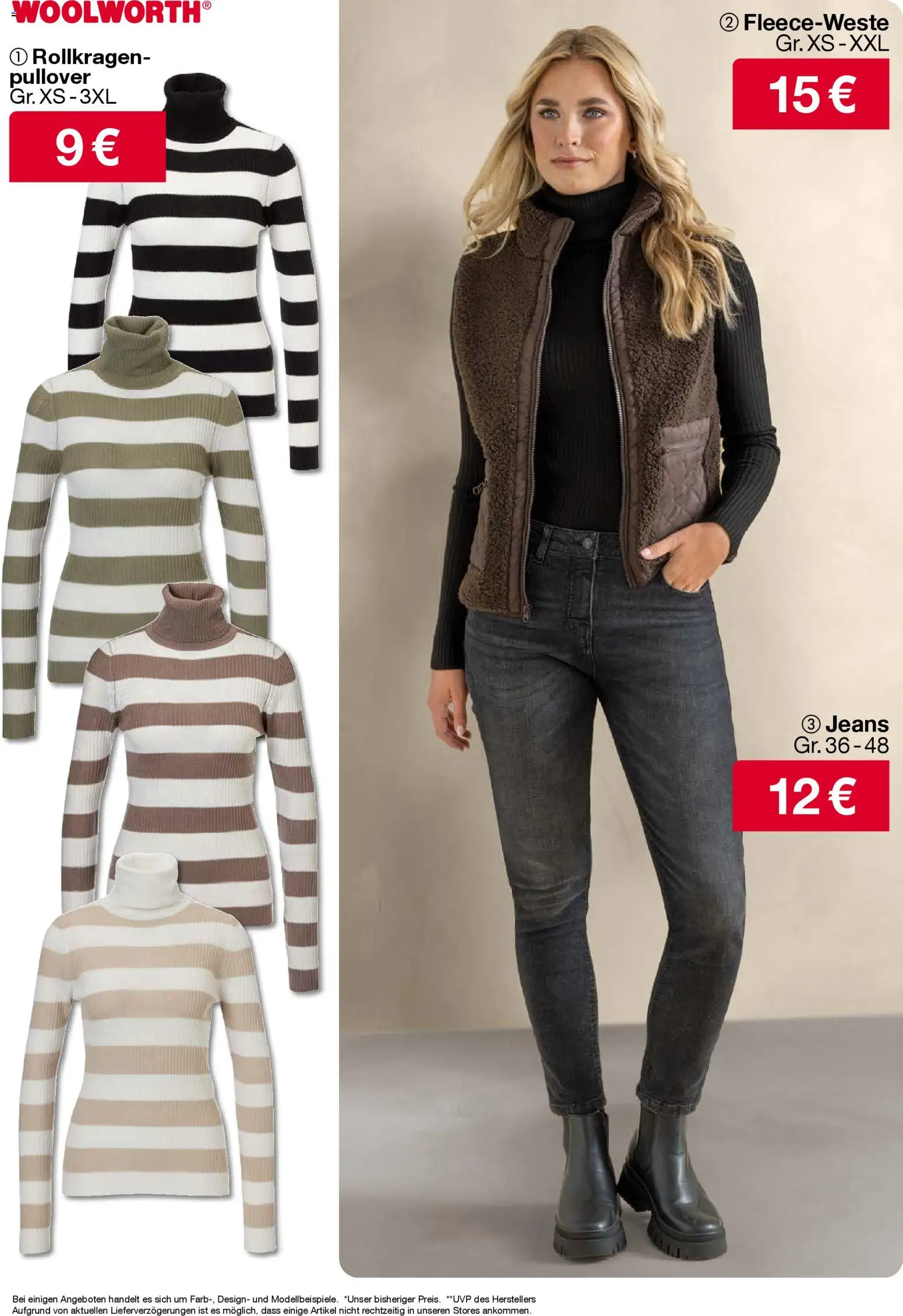 Woolworth Flugblatt gültig ab 31.10.2025 | Seite: 10 | Produkte: Pullover, Jeans