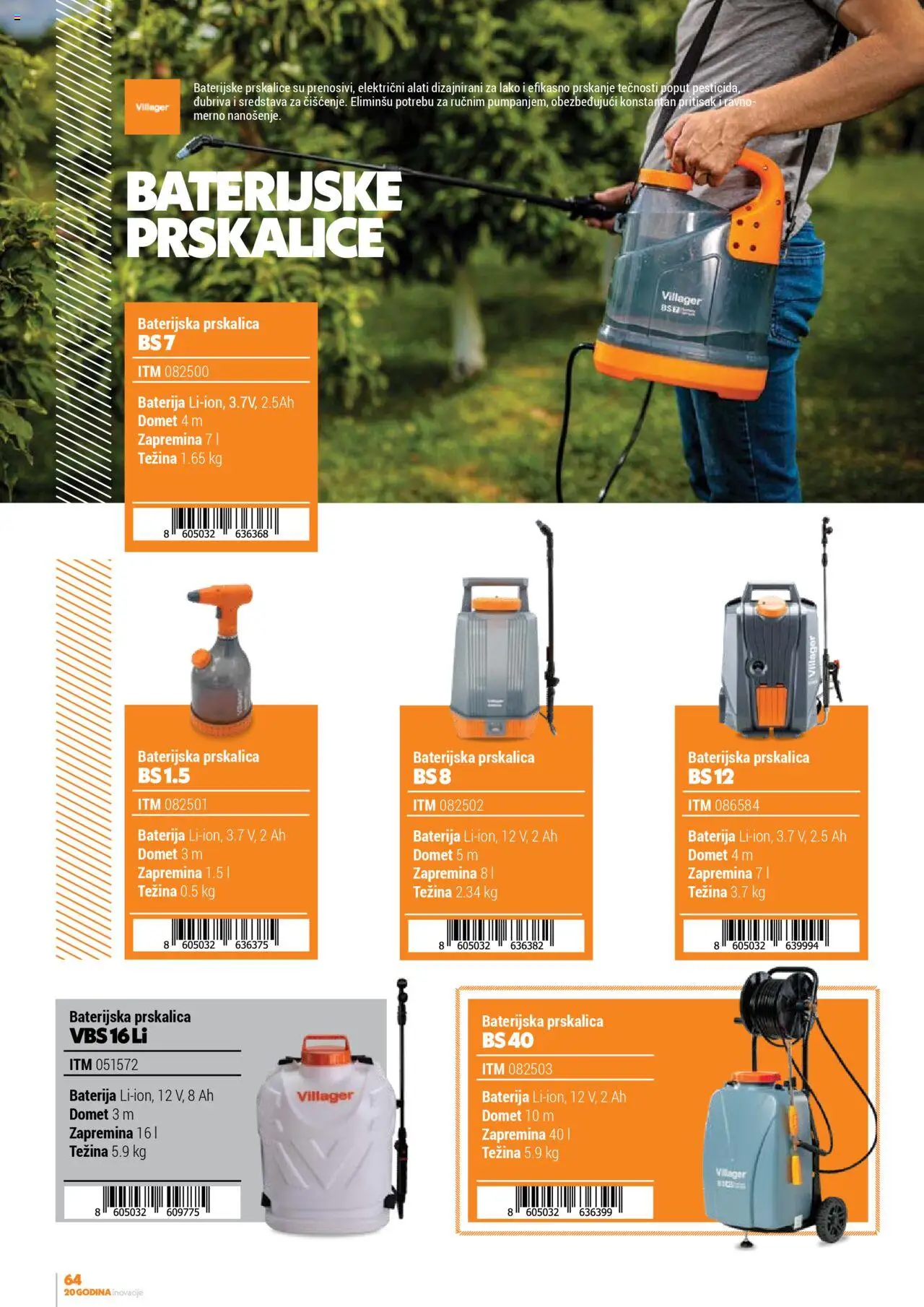 Villager katalog - važi od 13.02.2025 | Strana: 64 | Proizvode: Baterija