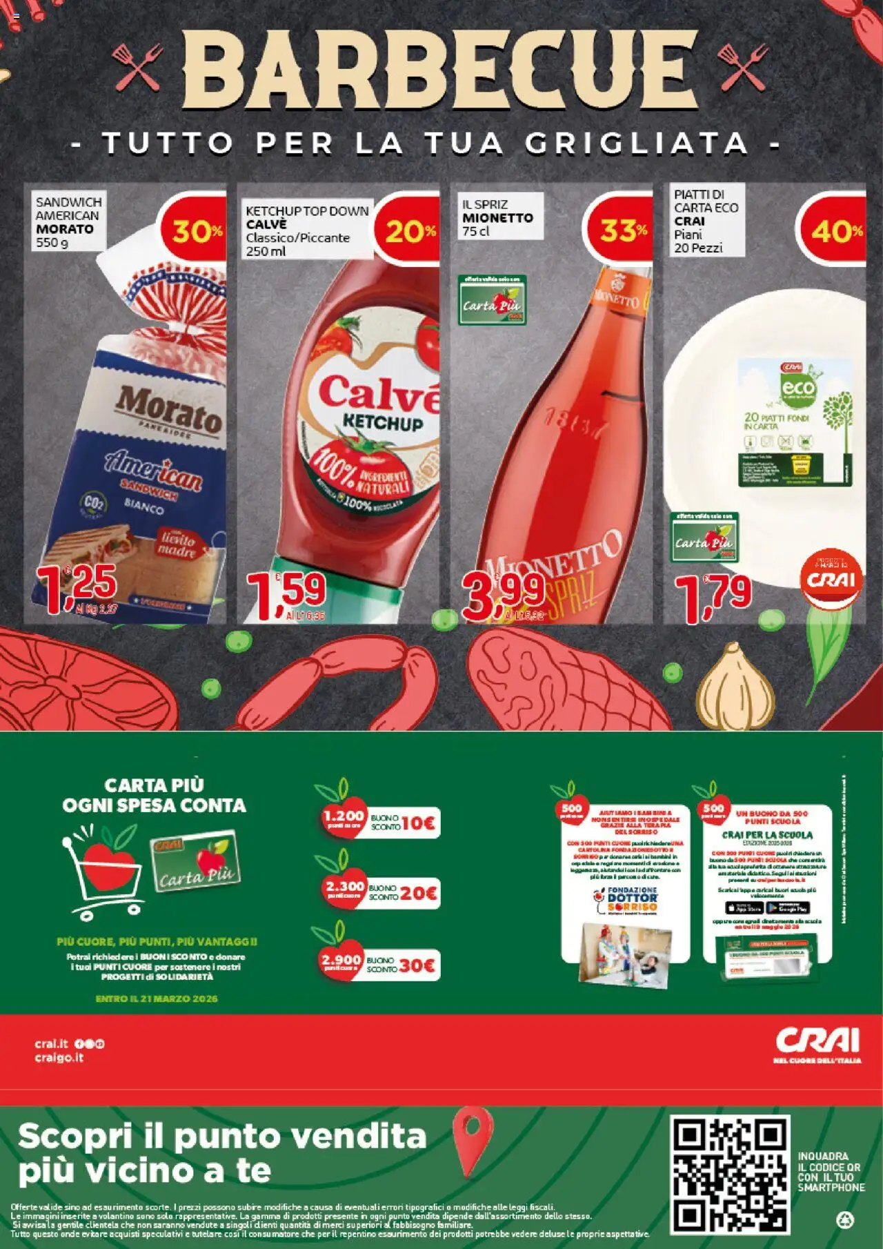 Volantino CRAI del 07.08.2025 | Pagina: 8 | Prodotti: Tè, Ketchup, Barbecue, Smartphone