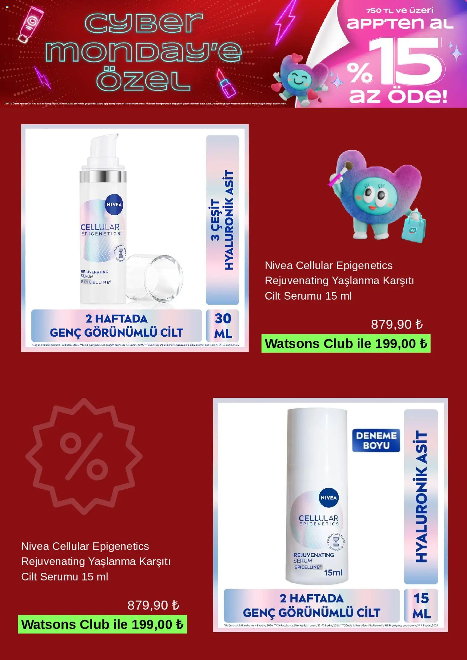 Watsons Cyber Monday - 01.12.2025 tarihinden itibaren geçerlidir | Sayfa: 2