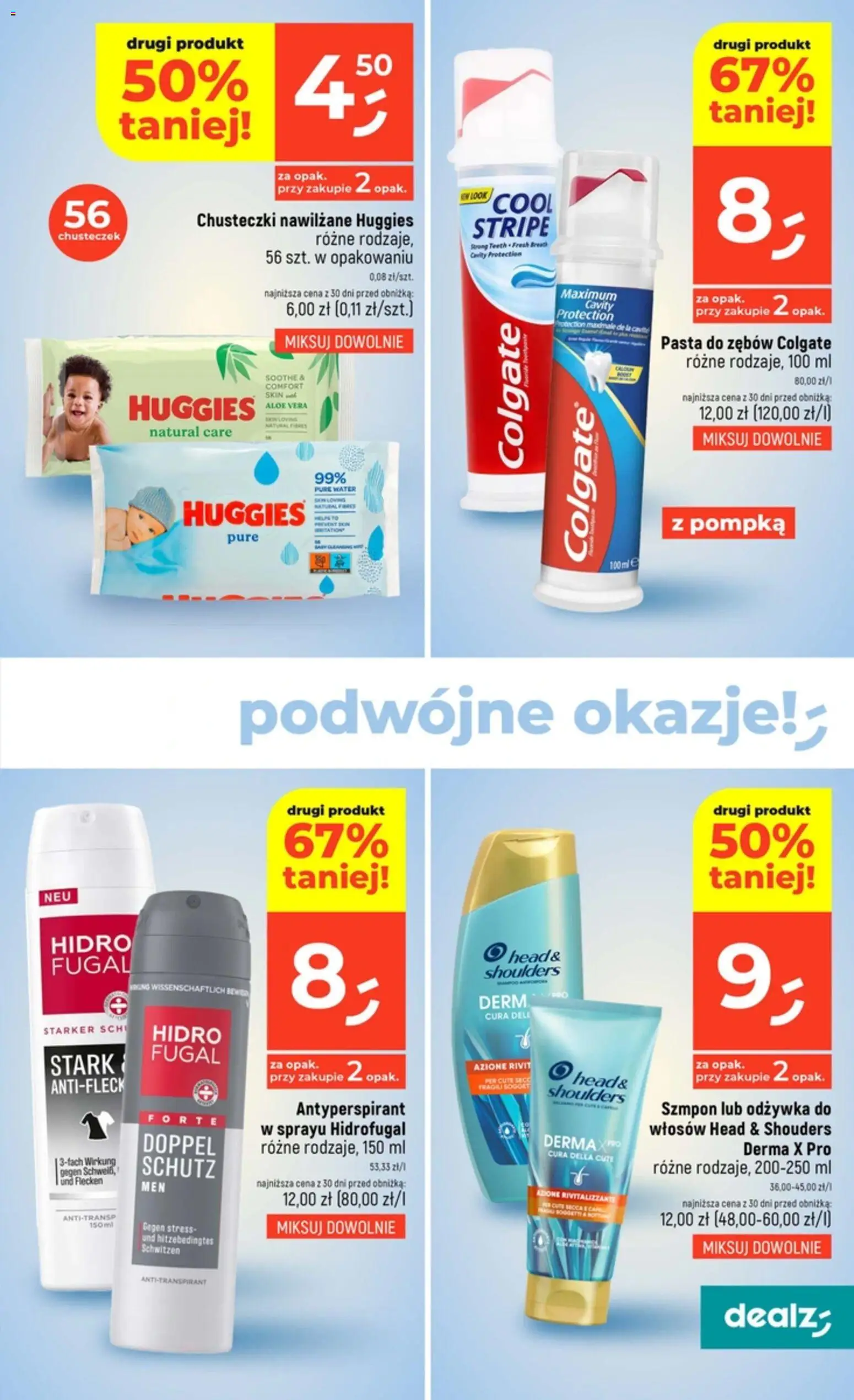Dealz Gazetka od 15.01.2026 | Strona: 27 | Produkty: Odżywka, Antyperspirant, Pasta do zębów