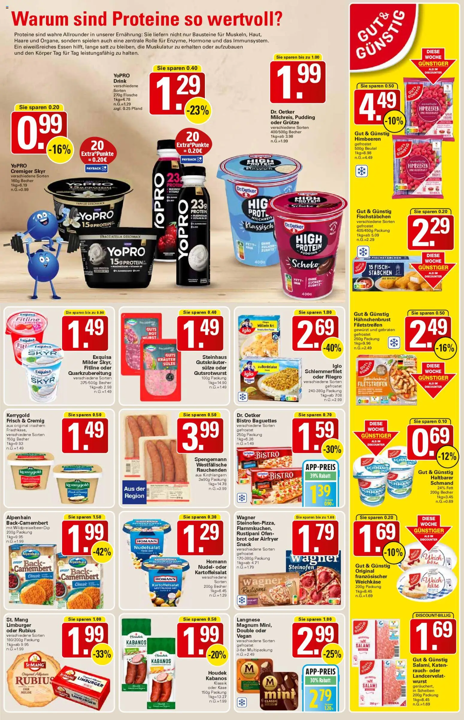 WEZ Prospekt – gültig ab 16.02.2026 | Seite: 7 | Produkte: Himbeeren, Ofen, Skyr, Wurst