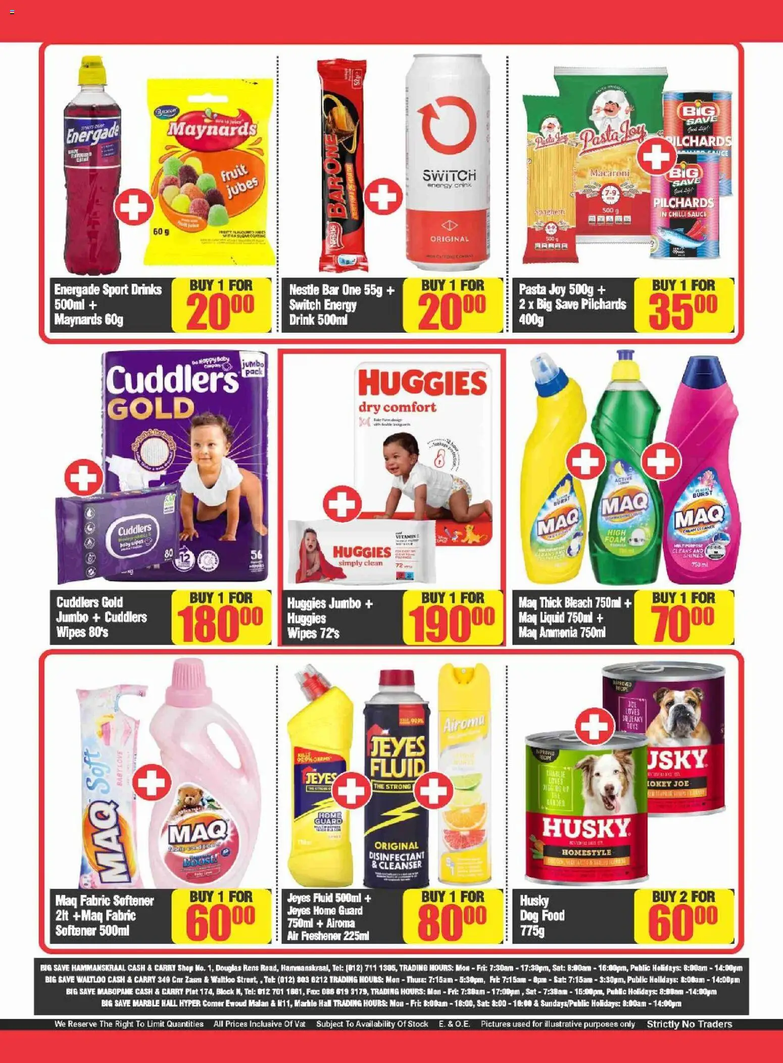New Big Save catalogue – valid from 01.01.2026 | Page: 8 | Products: Cream, Foam, Fruit, Sugar