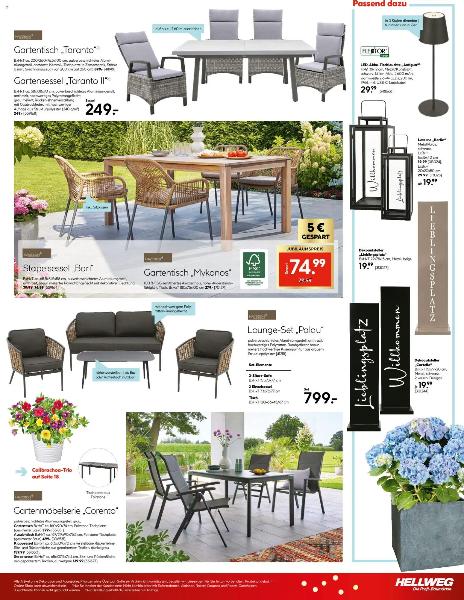 Hellweg Prospekt 	 – gültig ab 30.03.2026 | Seite: 13 | Produkte: Sessel, Tisch