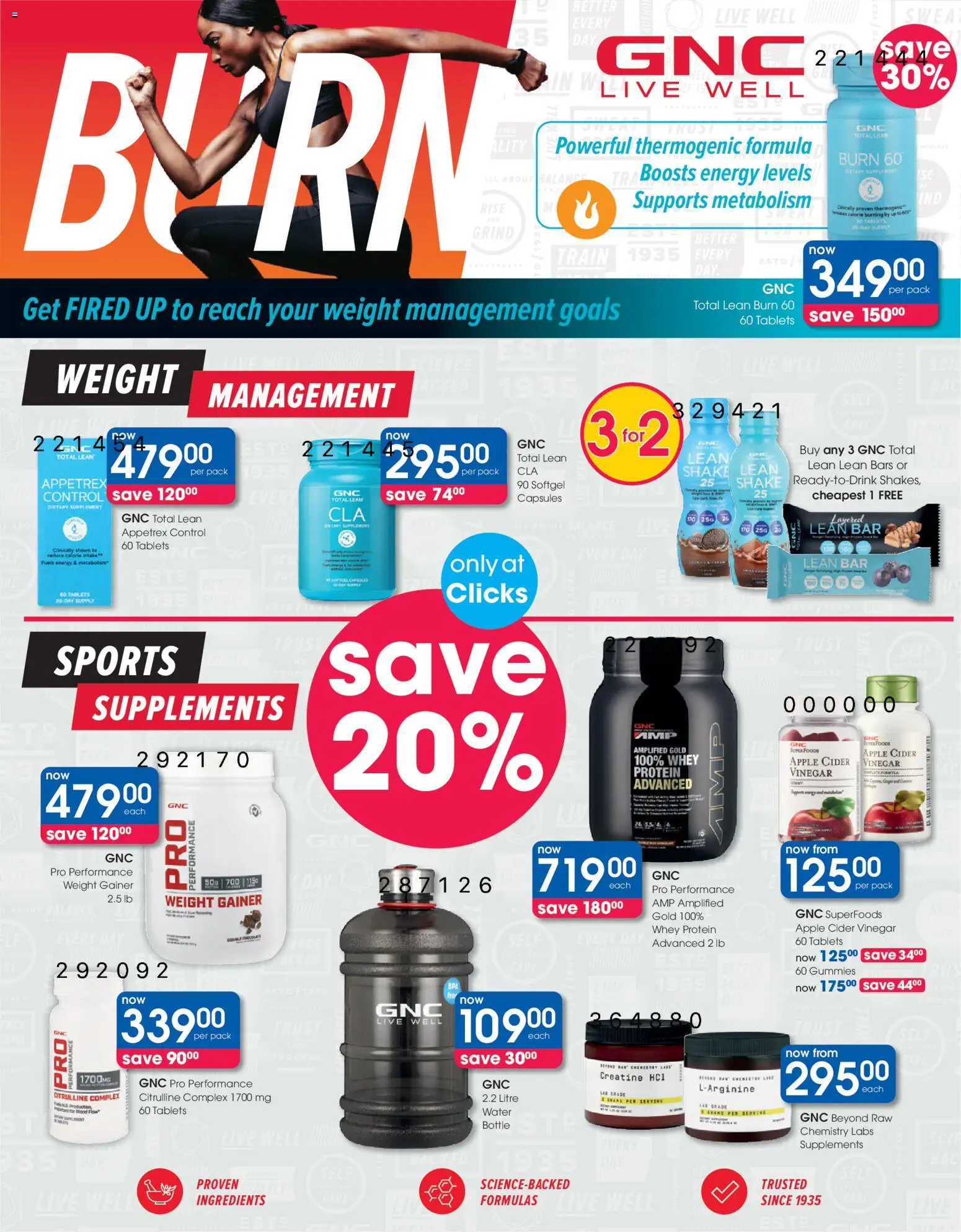 New Clicks catalogue – valid from 23.10.2025 | Page: 8 | Products: Detergente líquido, Cider, Vinegar, Water