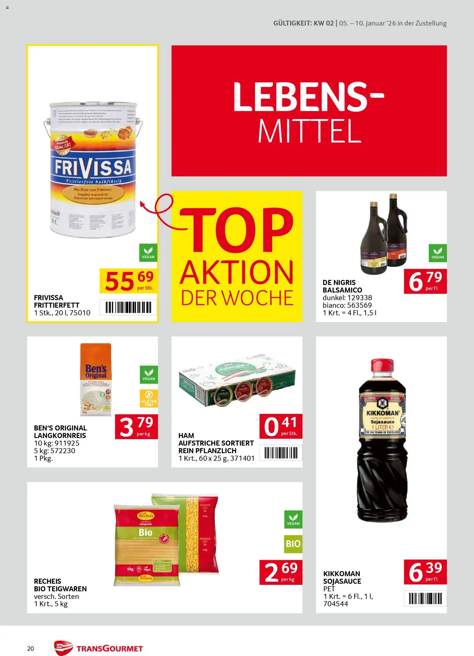 Transgourmet Zustellaktion gültig ab 05.01.2026 | Seite: 20