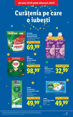 Ofertele Lidl valabile de la 22.12.2025 | Pagină: 27 | Produse: Pomelo, Mop, Balsam, Balsam de rufe