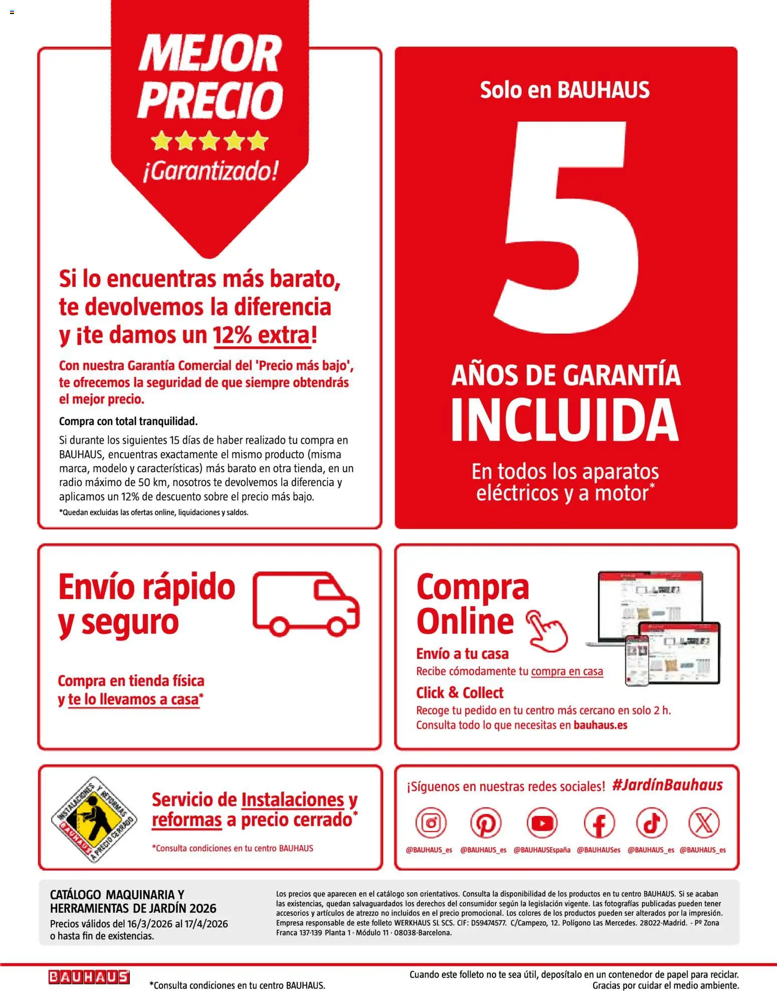 Bauhaus Jardín │ válido desde el 16.03.2026 | Página: 2 | Productos: Té, Radio