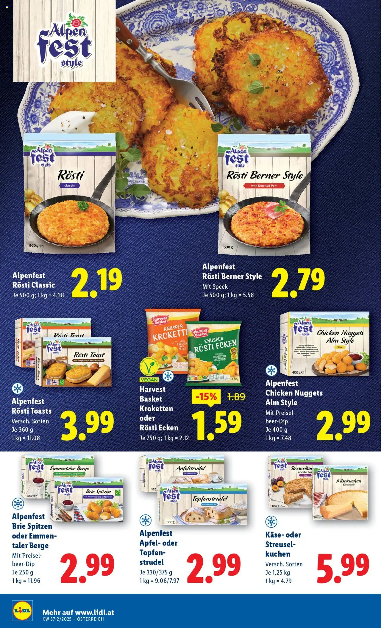 Lidl Flugblatt - Eisenstadt, Ebenfurth, Mattersburg gültig ab 11.09.2025 | Seite: 16 | Produkte: Kartoffeln, Käse, Äpfel