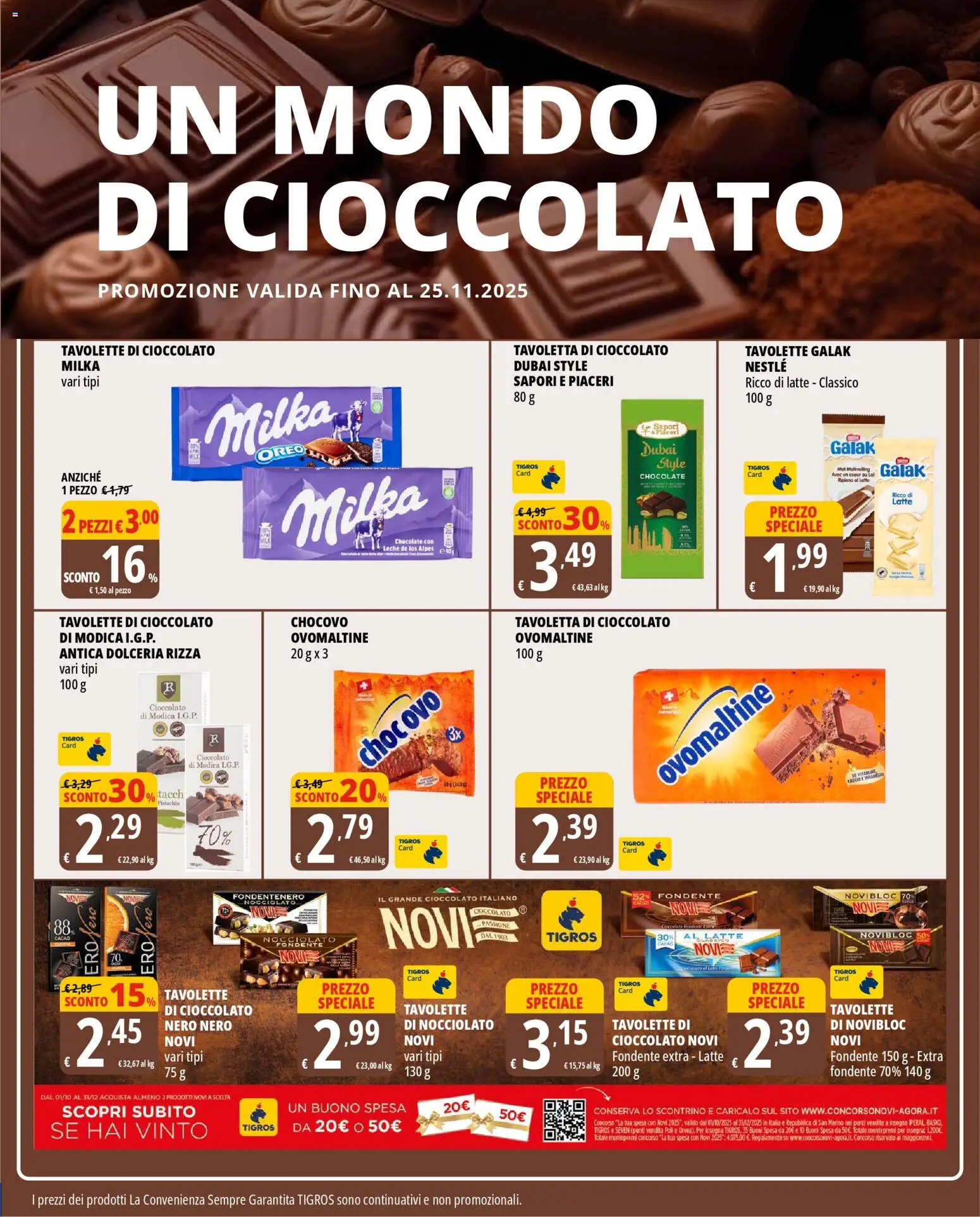 Volantino Tigros del 28.10.2025 | Pagina: 21 | Prodotti: Cioccolato, Latte, Cacao