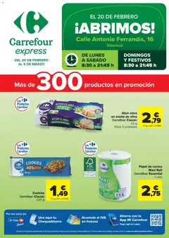 Vista previa Carrefour Express folleto válido desde el 20.02.2026