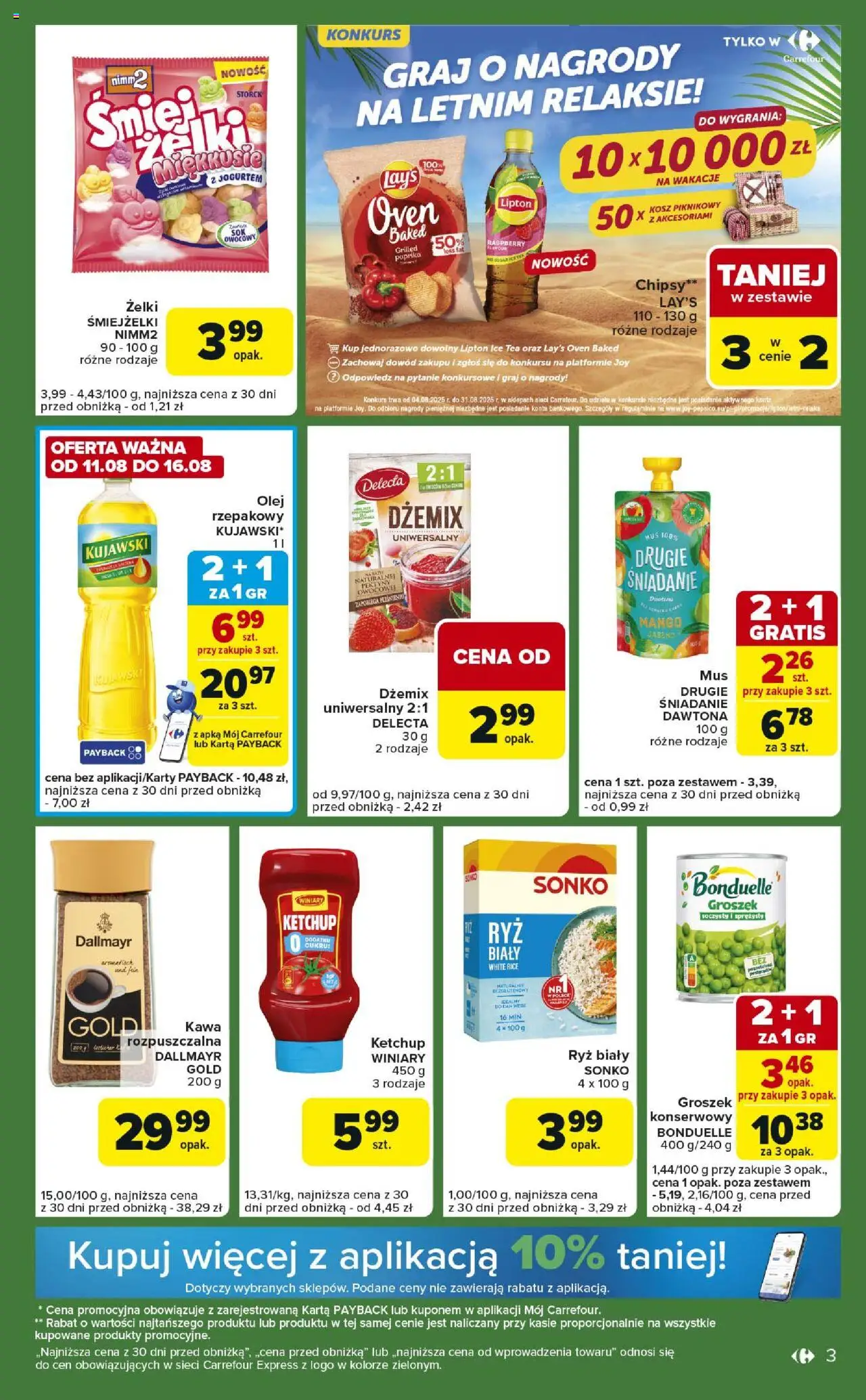 Carrefour Gazetka - Express II od 12.08.2025 | Strona: 3 | Produkty: Mango, Karta, Olej, Kawa
