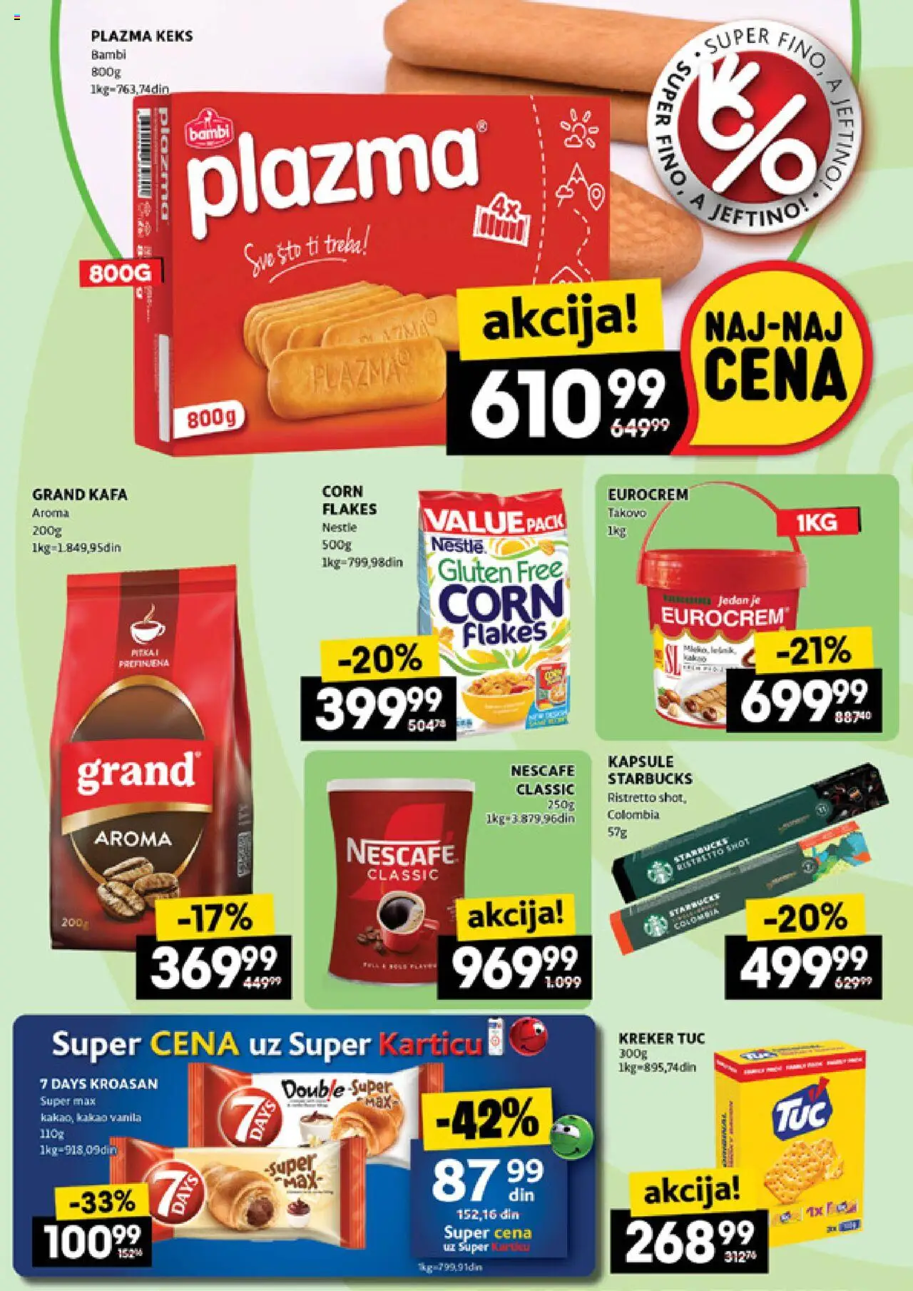 Roda katalog - važi od 09.10.2025 | Strana: 8 | Proizvode: Keks, Sto, Kafa, Nescafé