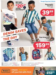 PEP Stores specials catalogue – valid from 01.12.2025 | Page: 3 | Products: Vest, Sneakers, Sandals, Jeans