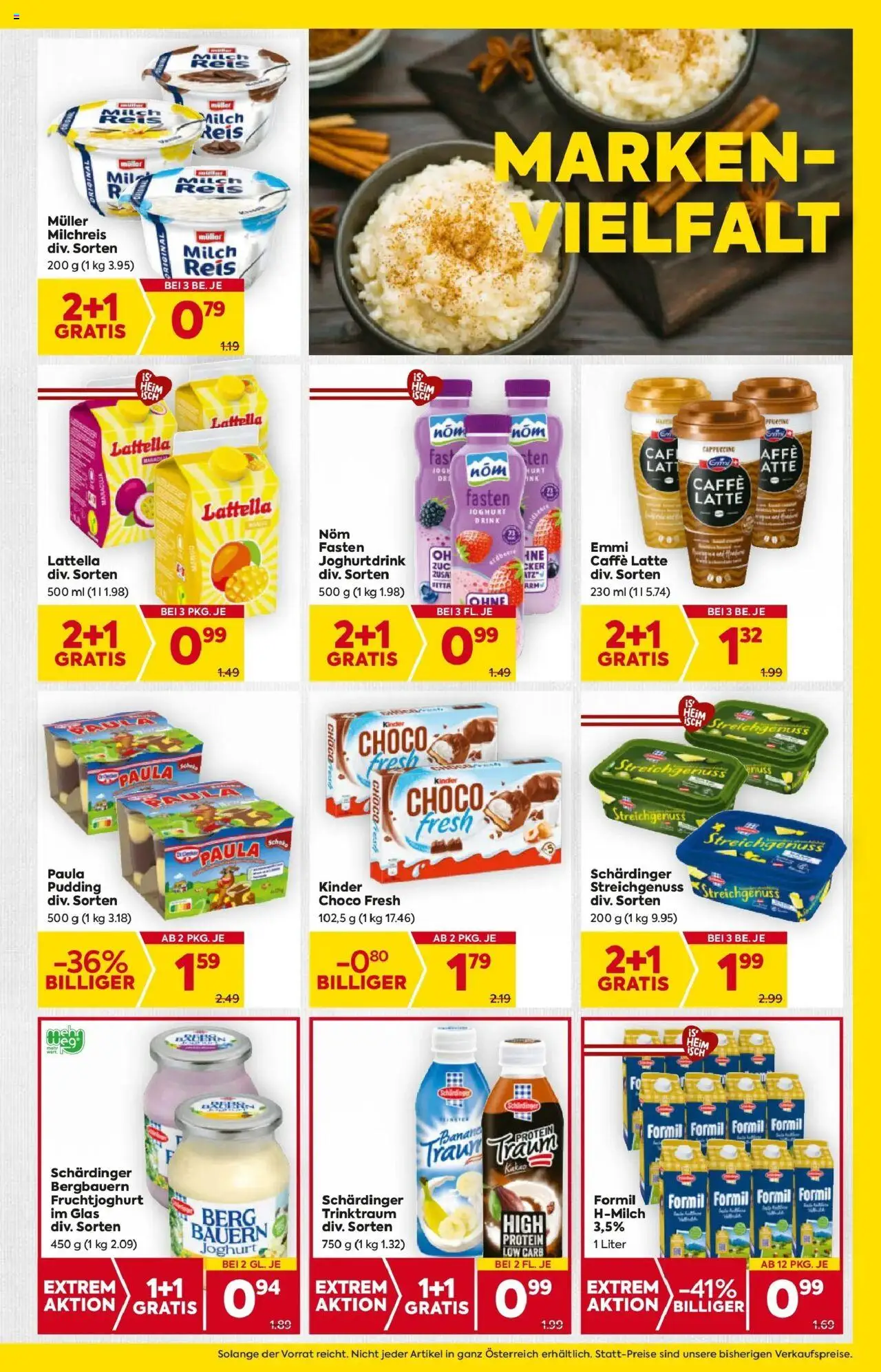 Billa Flugblatt - Kitzbuehel, Zell Am Ziller, Brixlegg gültig ab 16.10.2025 | Seite: 17 | Produkte: Milch, Joghurt, Reis