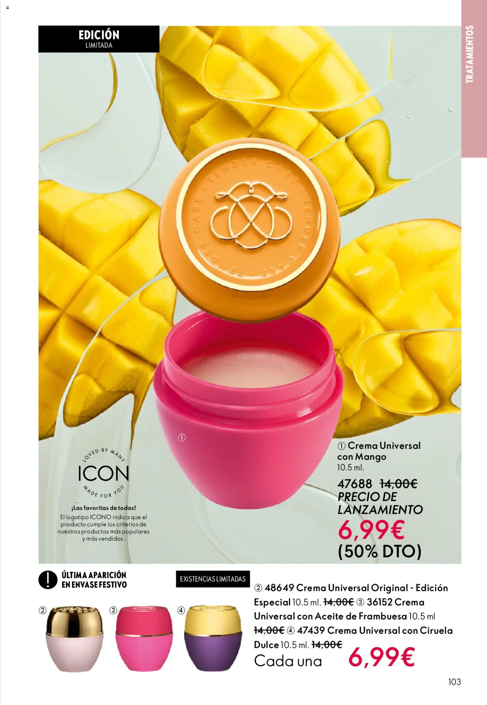 Oriflame - Catálogo Campaña 6 │ válido desde el 22.04.2026 | Página: 103 | Productos: Aceite, Crema, Ρούτερ